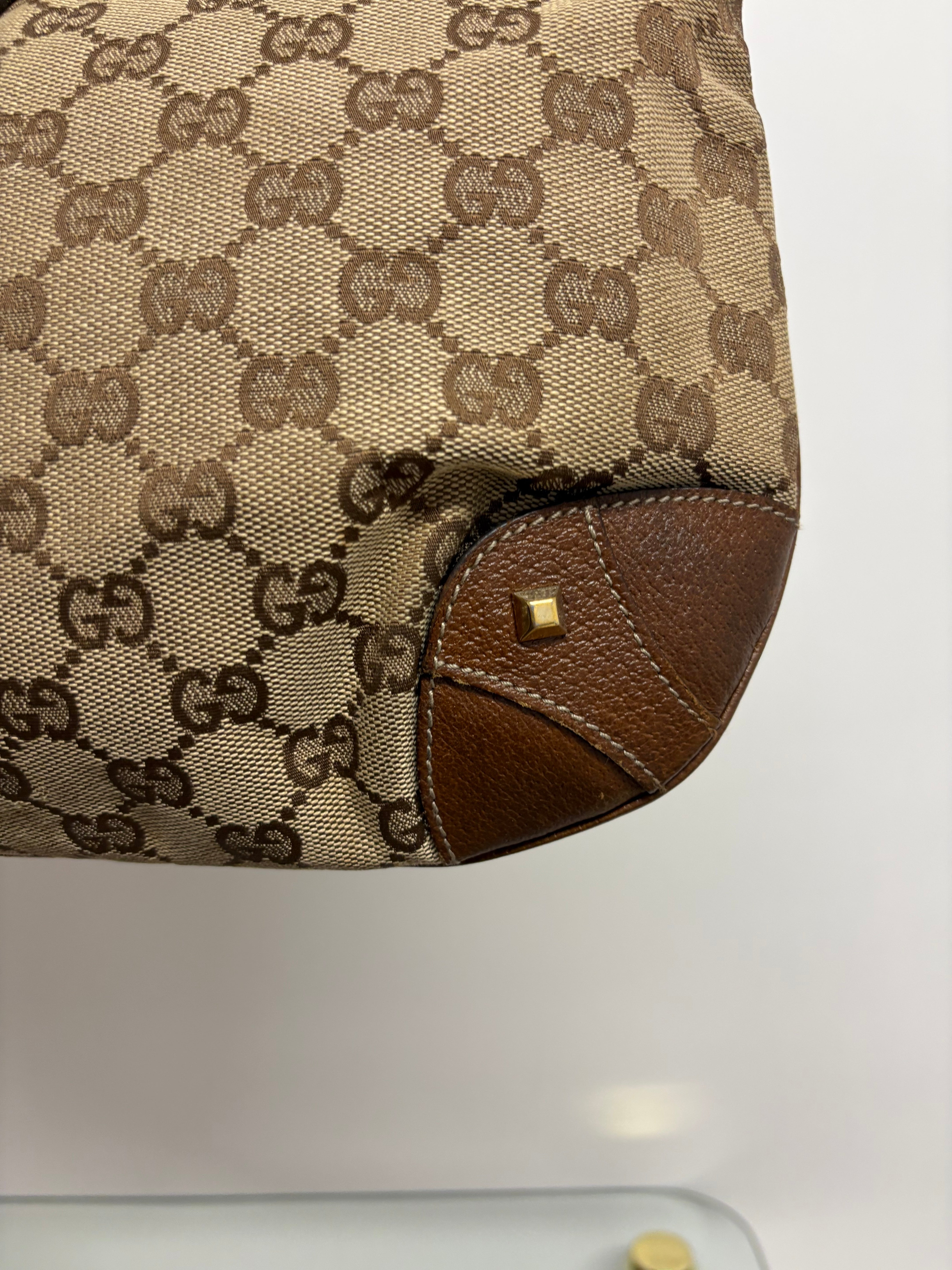Gucci Jackie clásico GG Canvas + cierre pistón