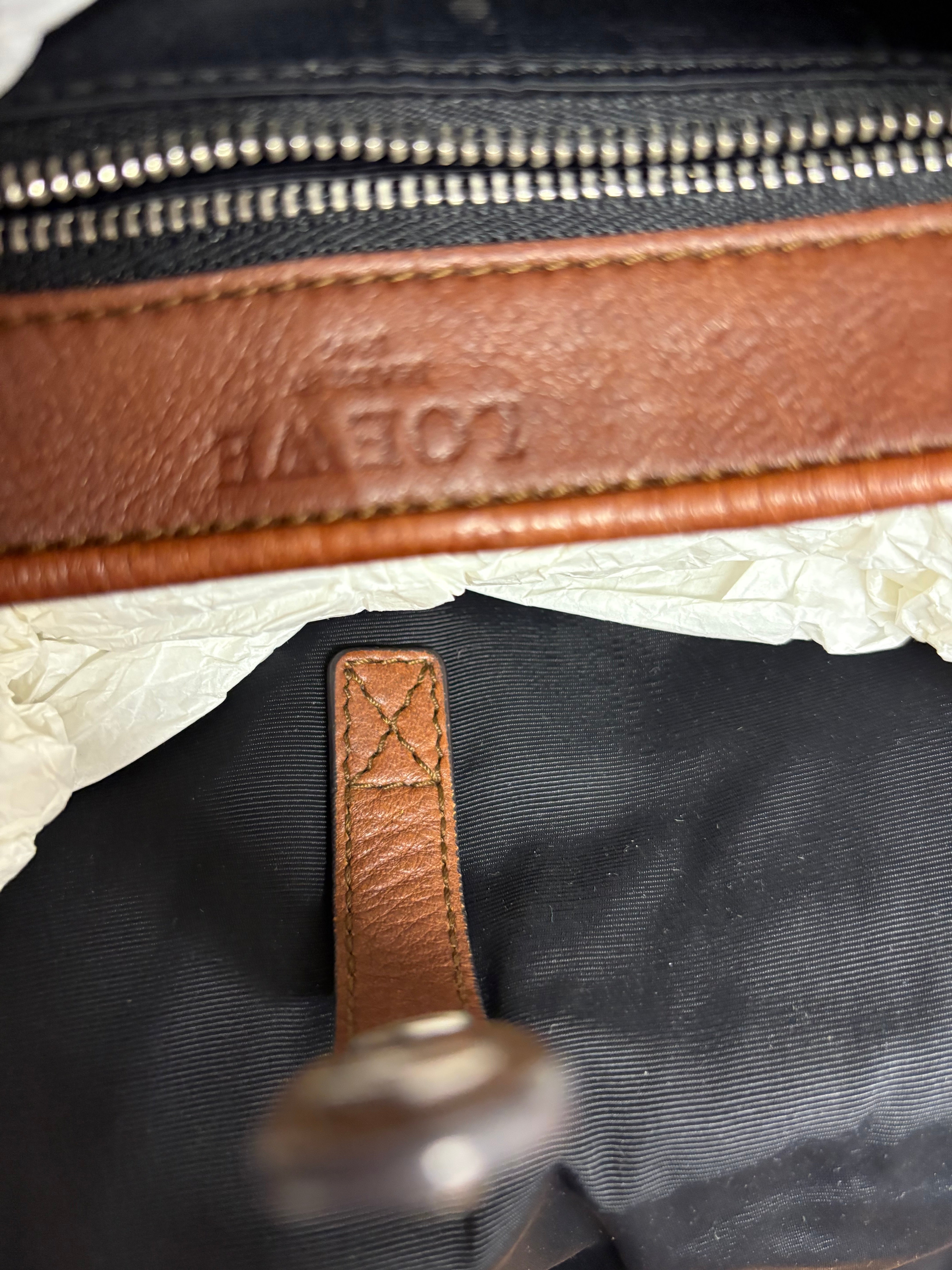 Loewe Heritage Bandolera Grande Piel Marrón · Vintage