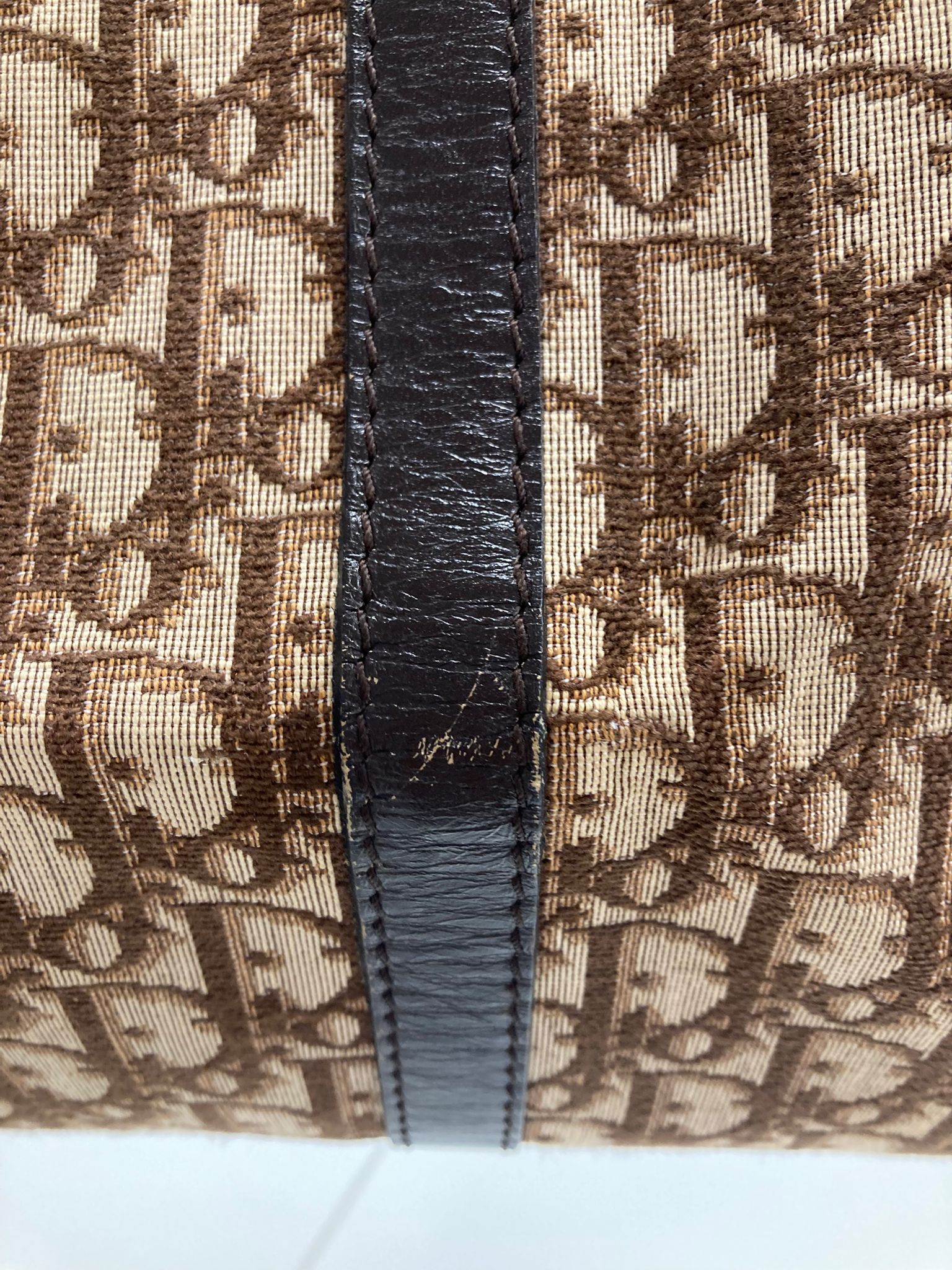 Dior trotter 40 vintage marrón