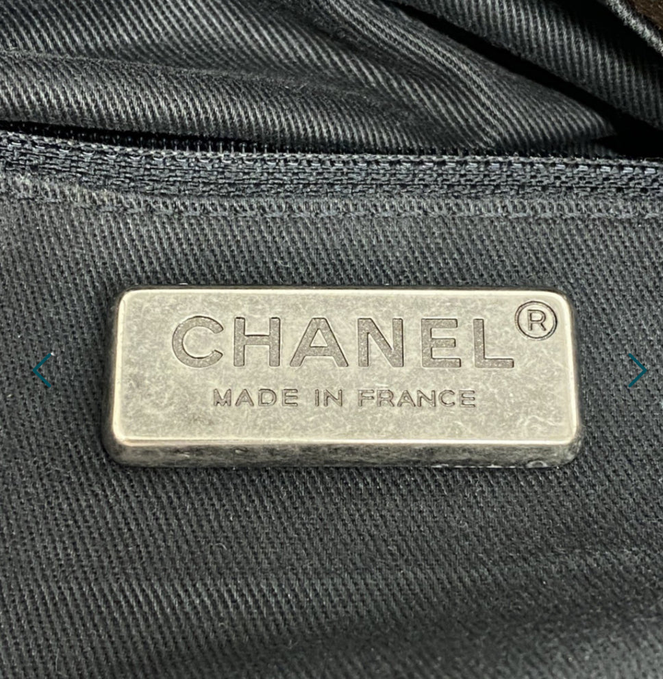 Chanel bowling bag marrón