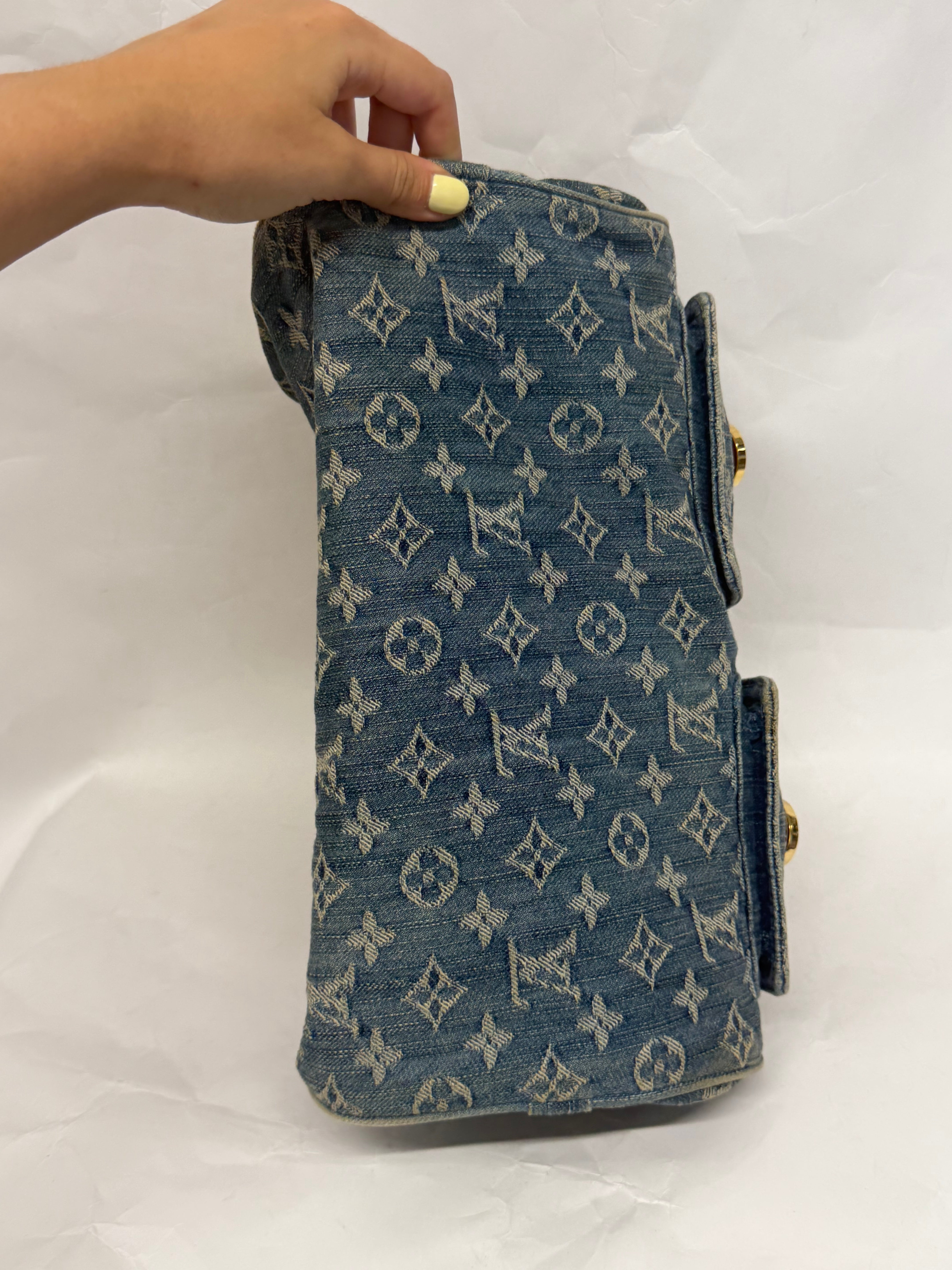 Louis Vuitton Neo Speedy Denim Monogram Azul