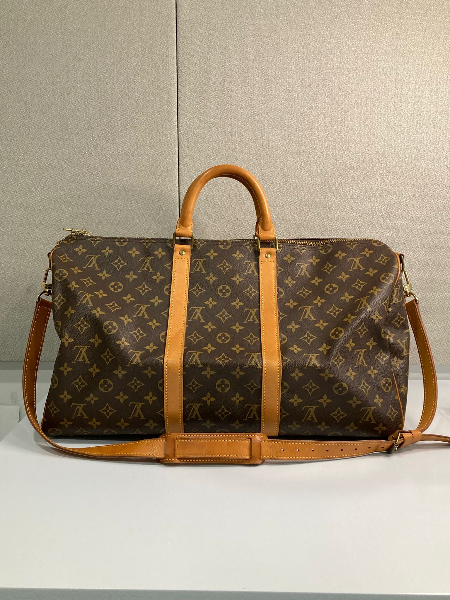 Louis Vuitton Keepall 50 bandolera canvas monogram