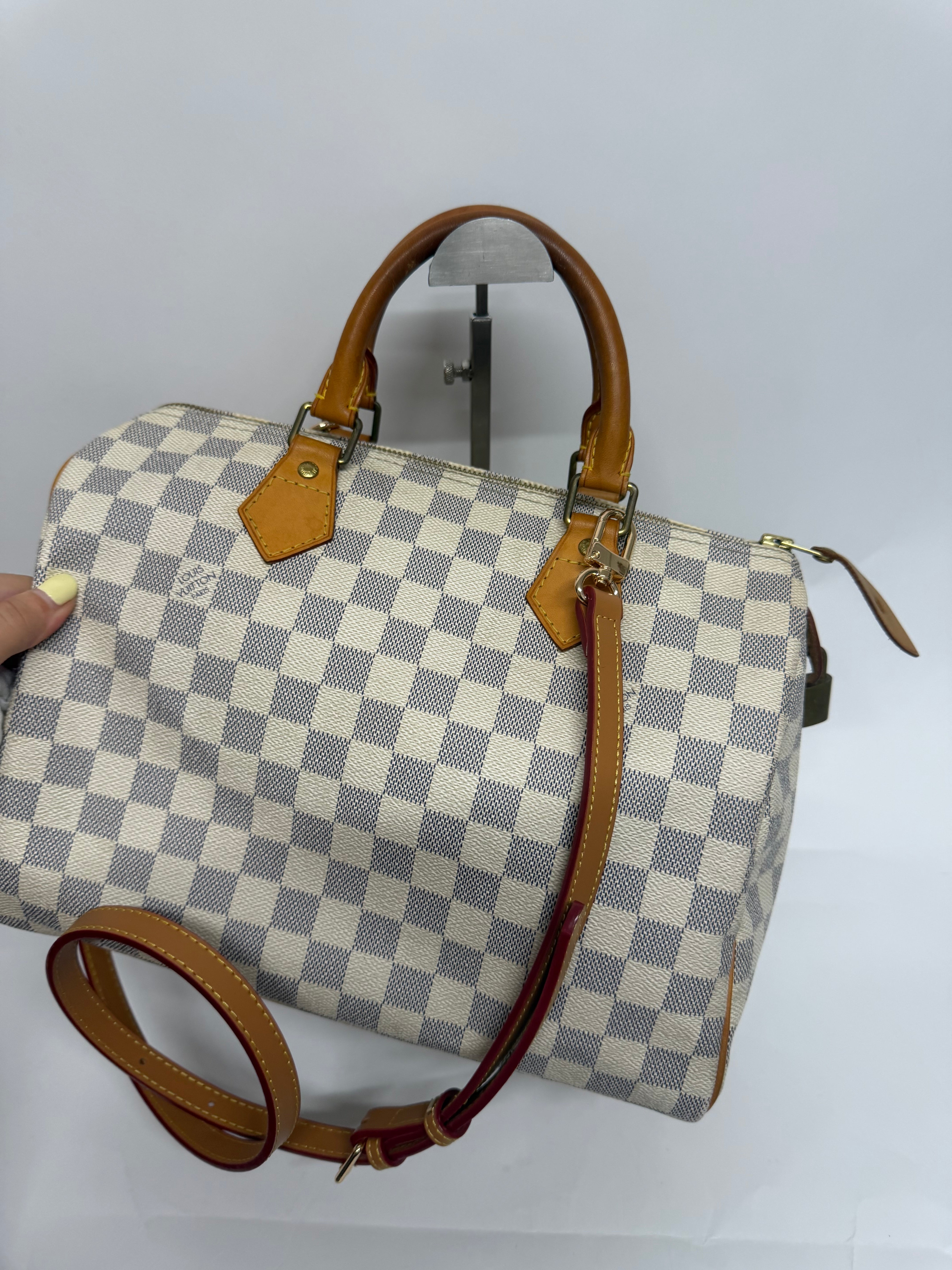 Louis Vuitton Speedy 30 Damier Azur