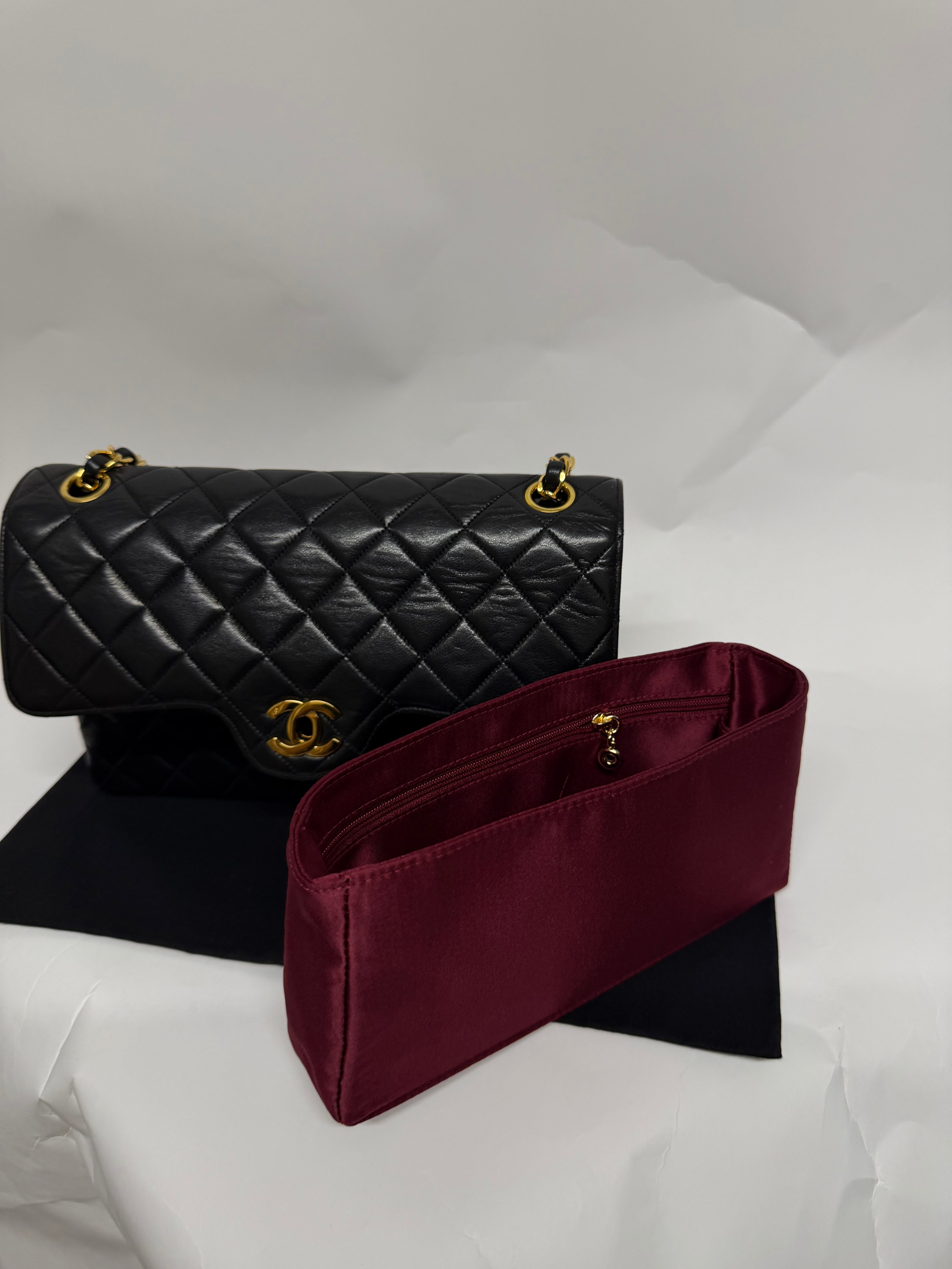 Chanel Timeless 25 Lambskin Negro Double Flap · Serie 2