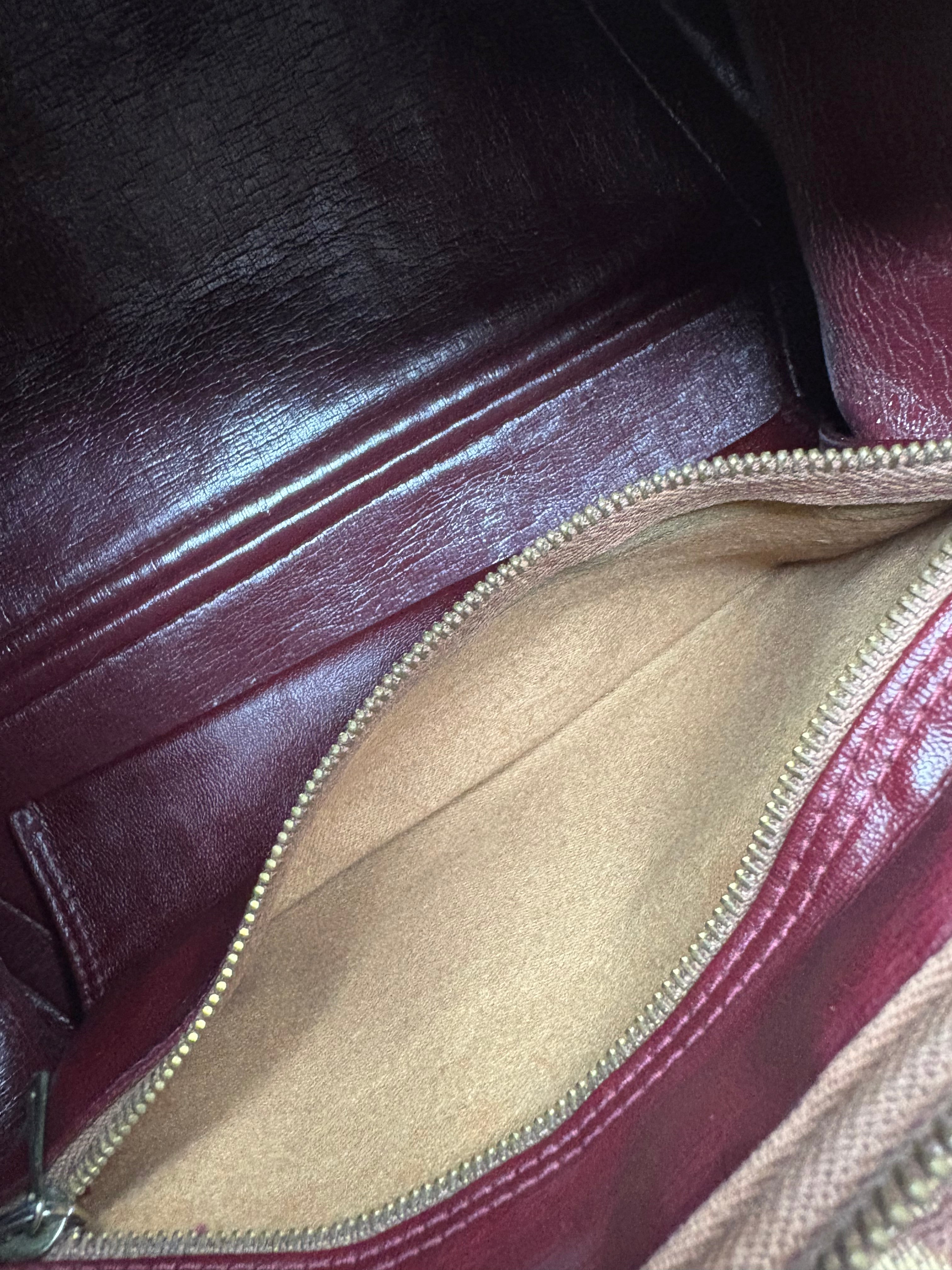 Christian Dior trotter 30 burdeos vintage