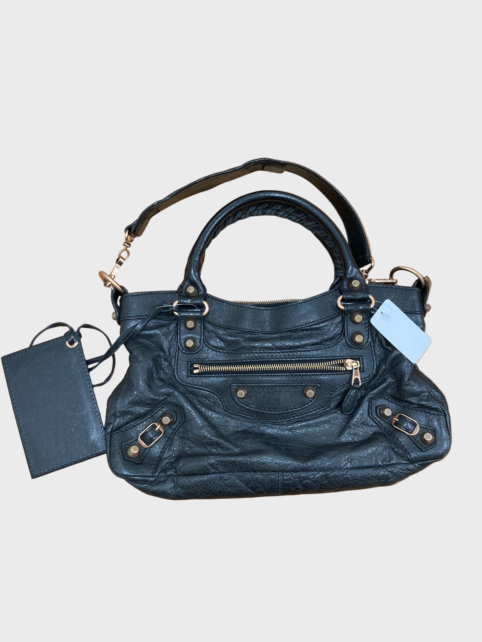 Balenciaga City First Classic Black – Cuero Aged