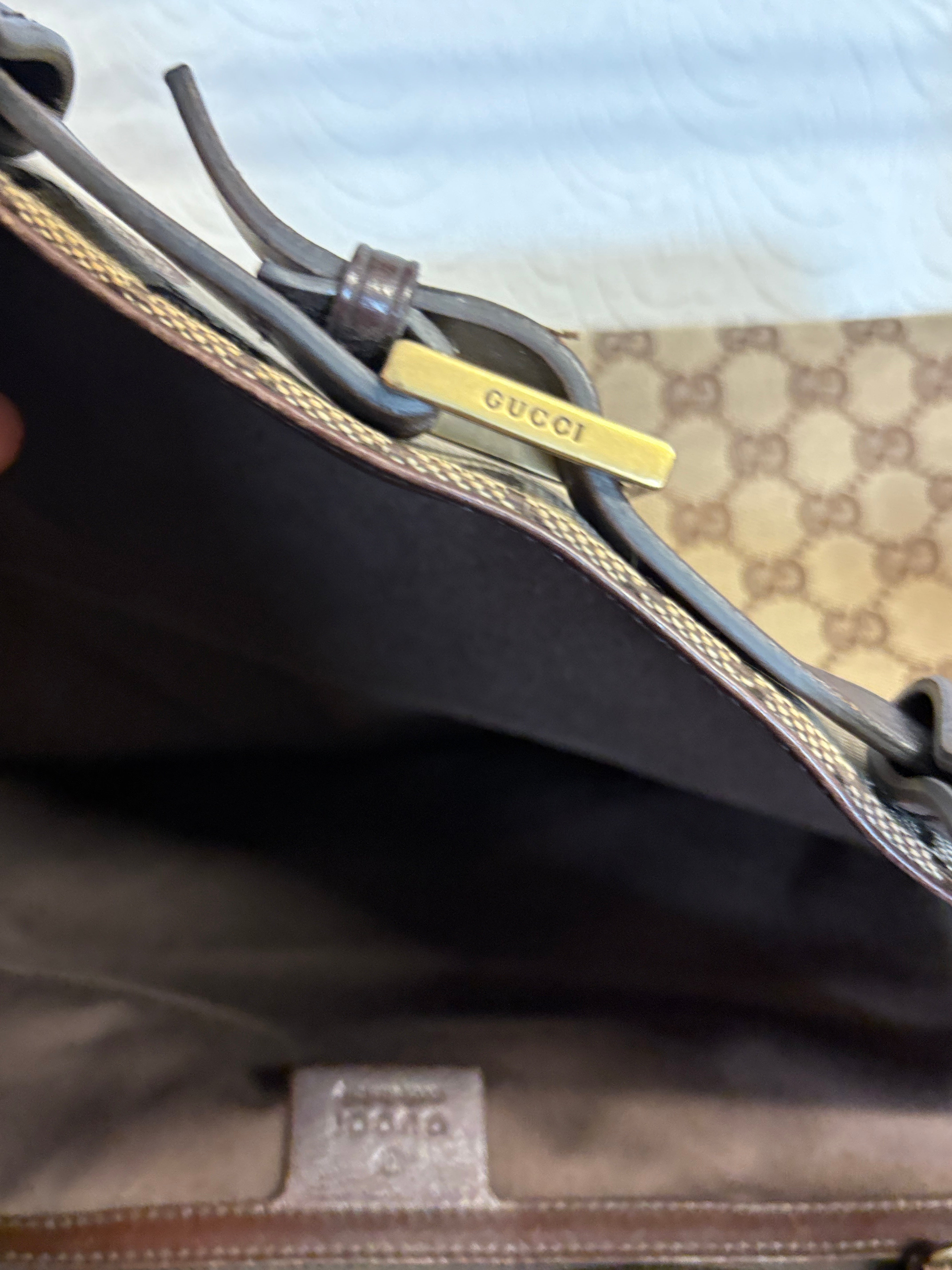 Gucci GG Canvas Belt Tote Shopper con hebilla