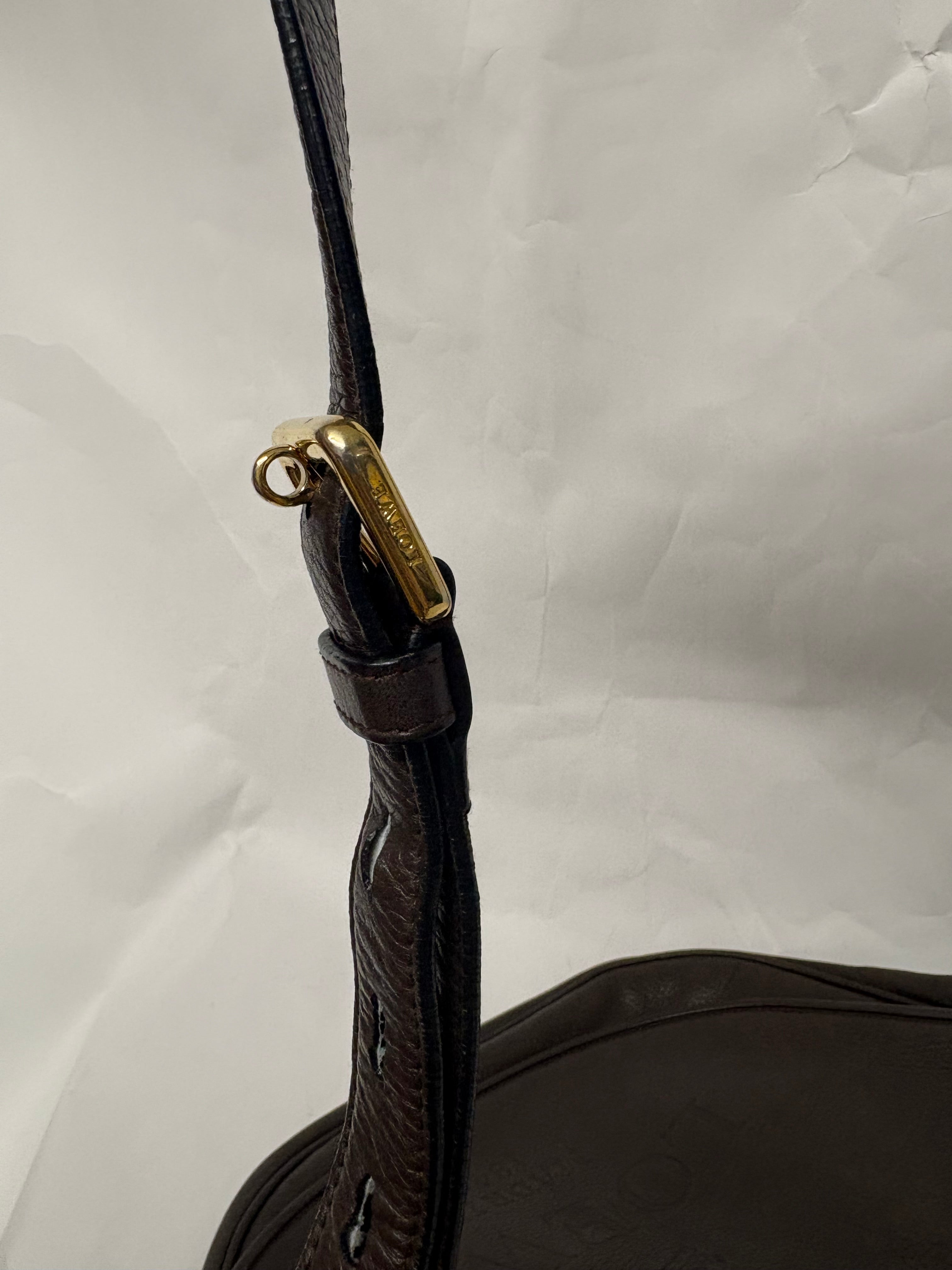 Loewe heritage bandolera marrón chocolate