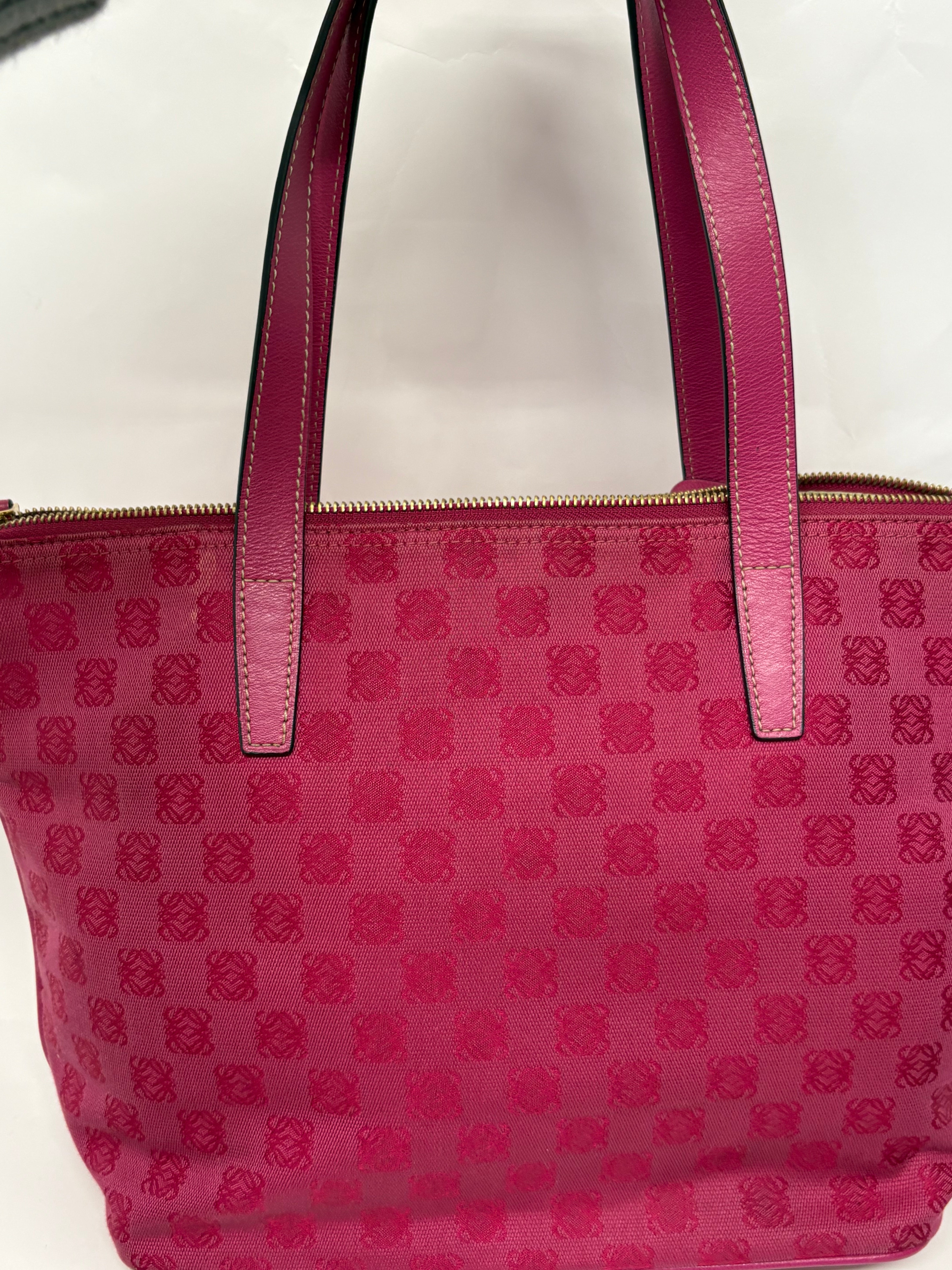 Loewe Tote Vintage Rosa Fucsia Anagram