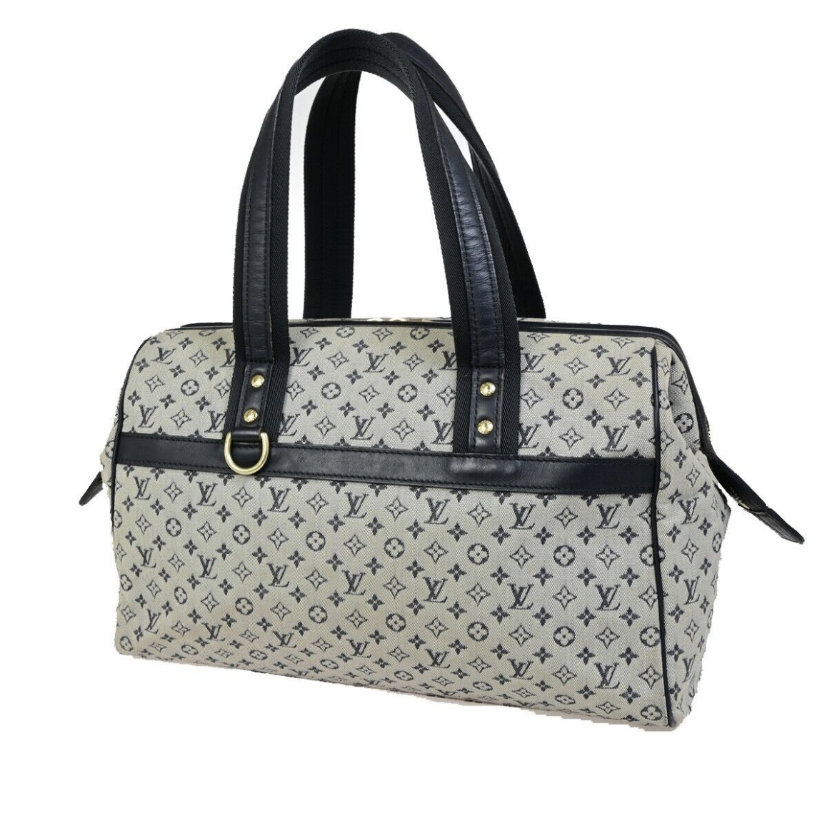Louis Vuitton Joséphine azul en lona canvas
