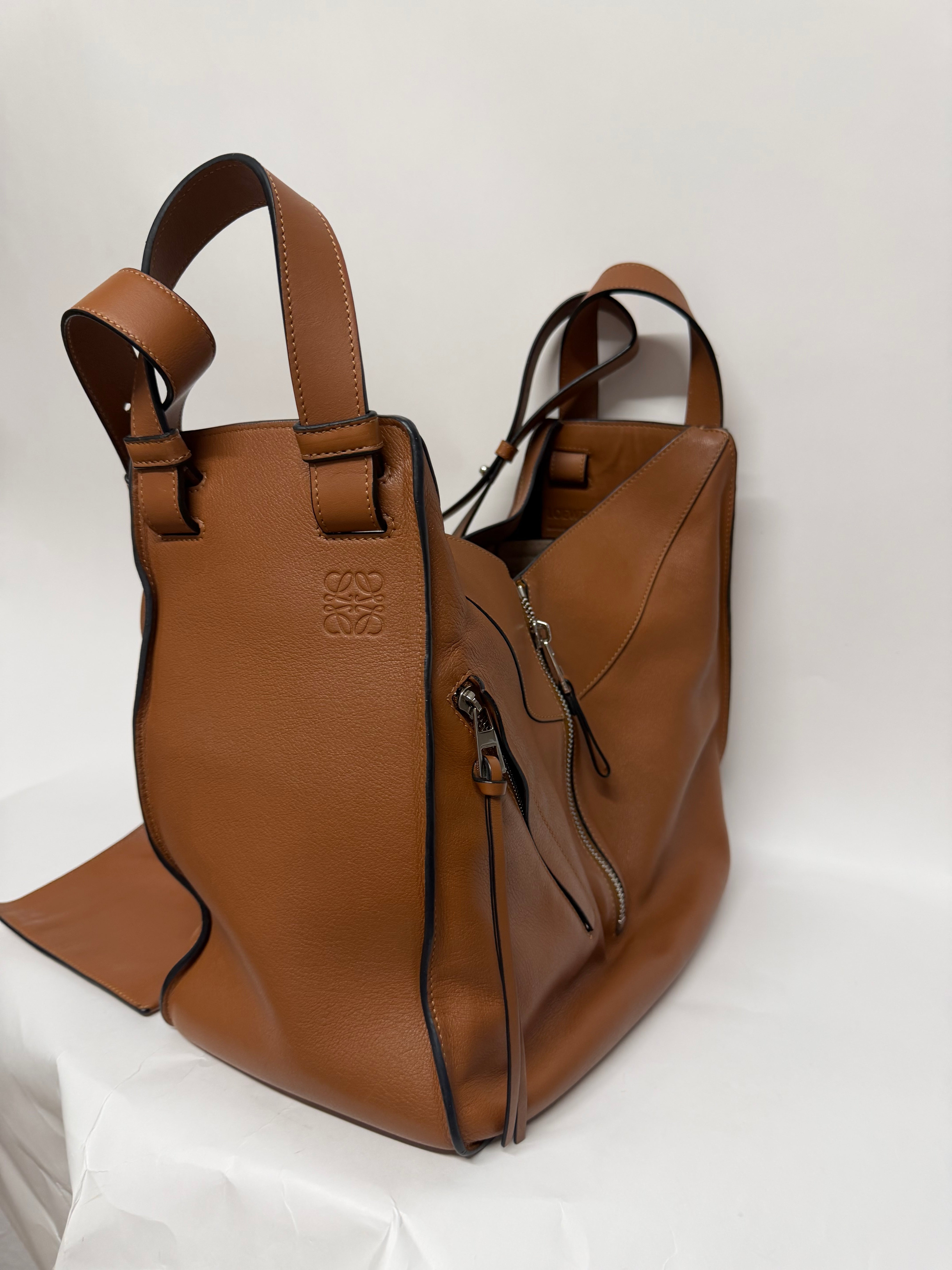 Loewe Hammock Bag Grande Camel con Pouch