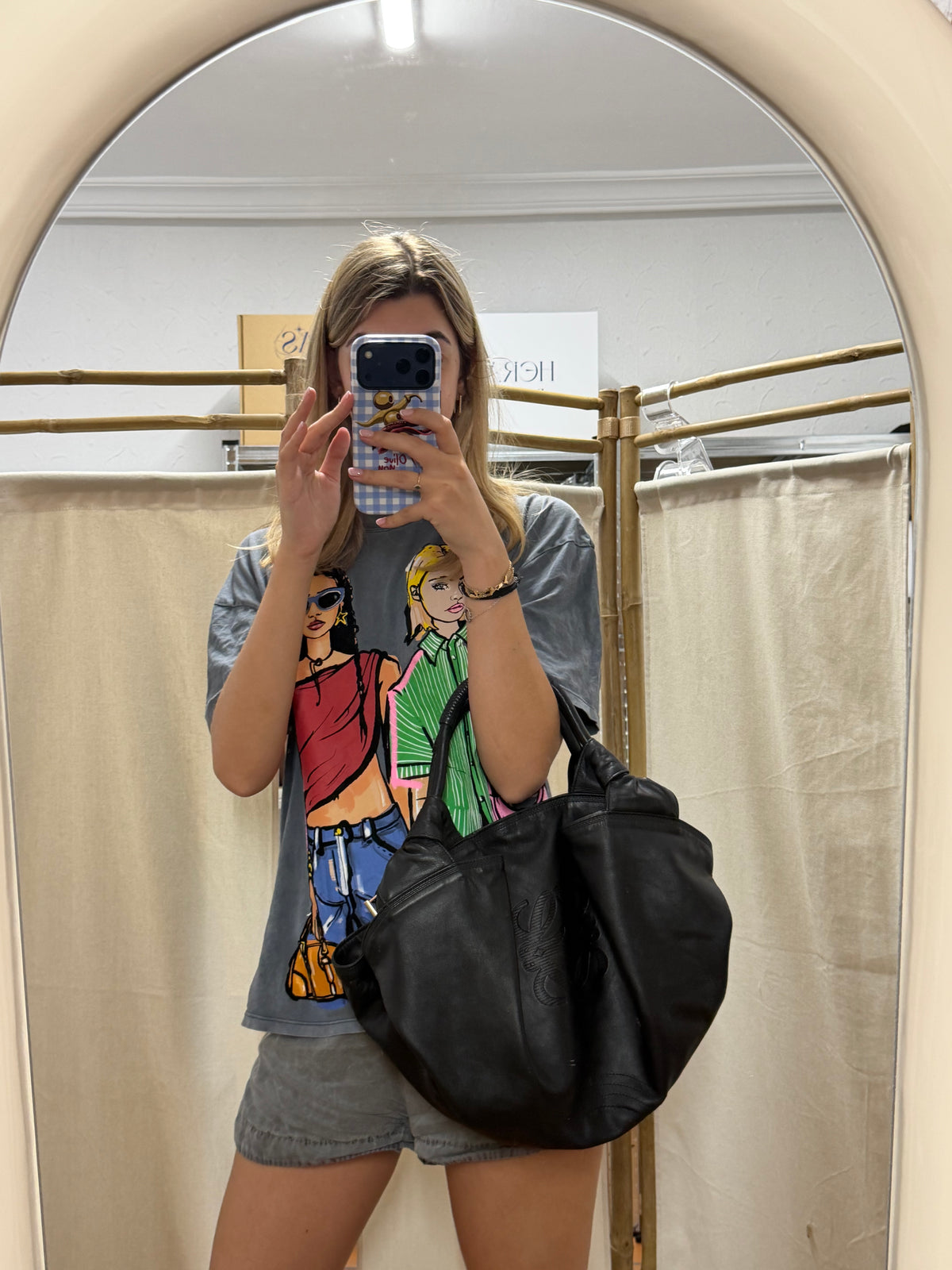 Loewe Nappa Aire Mediano Negro
