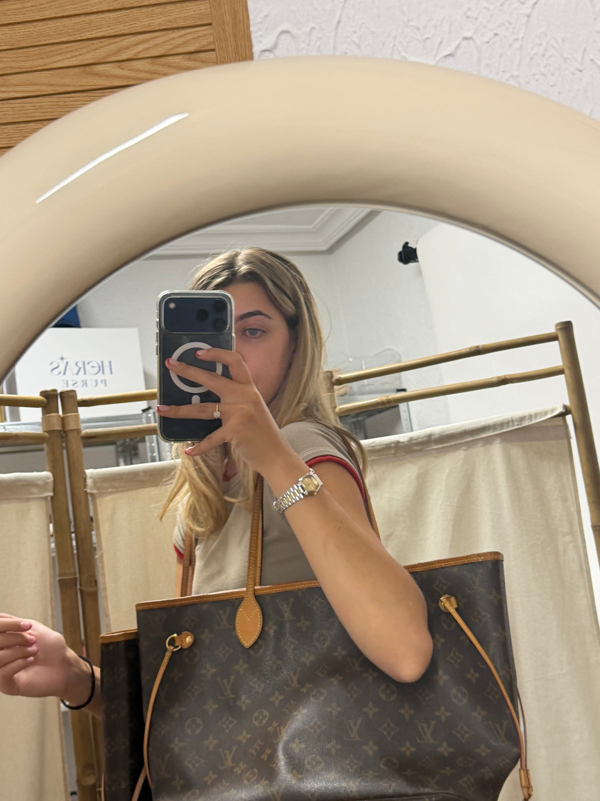 Louis Vuitton Neverfull MM Lona Monogram 2010