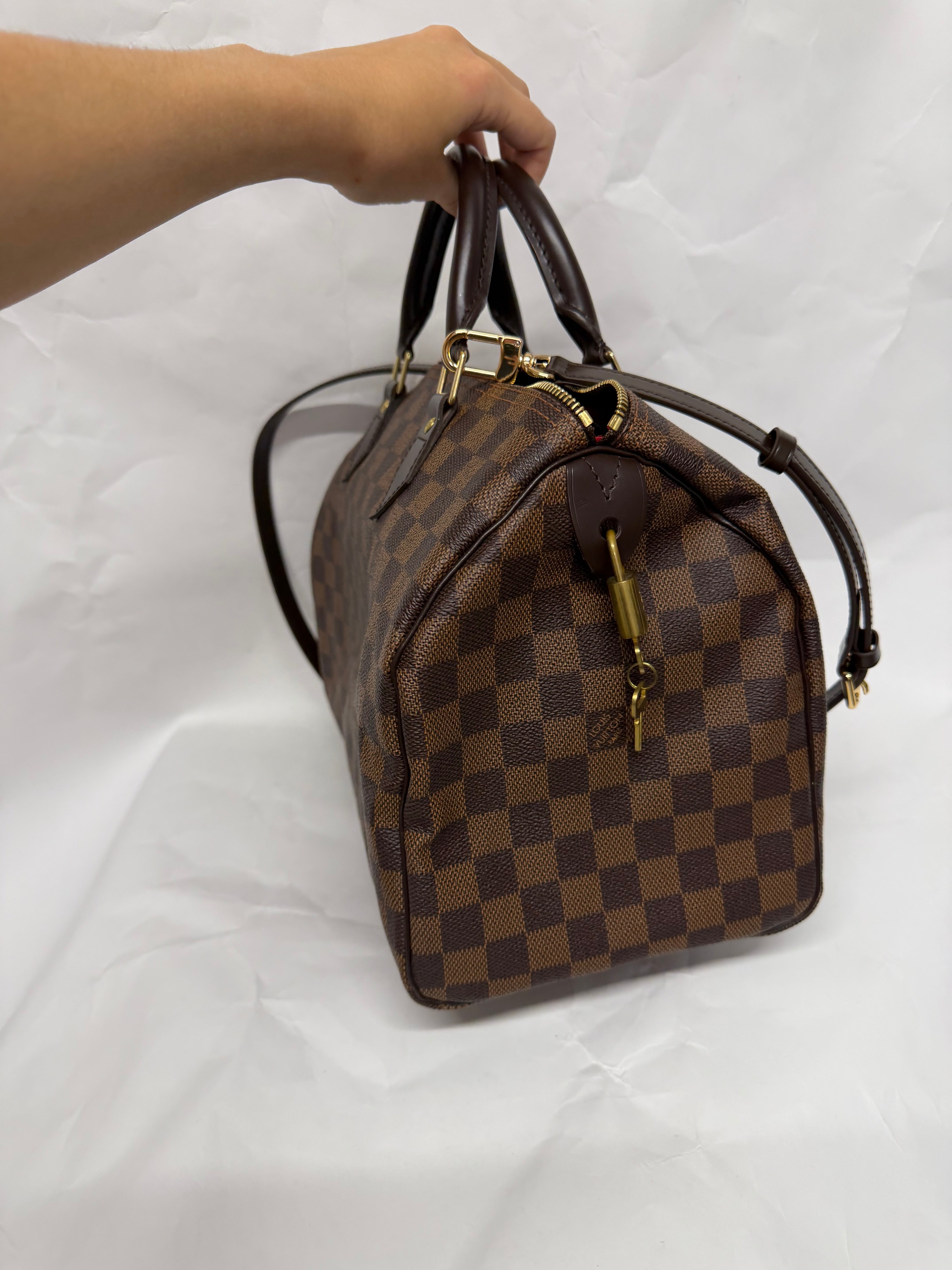 Louis Vuitton Speedy 30 Damier Ebene