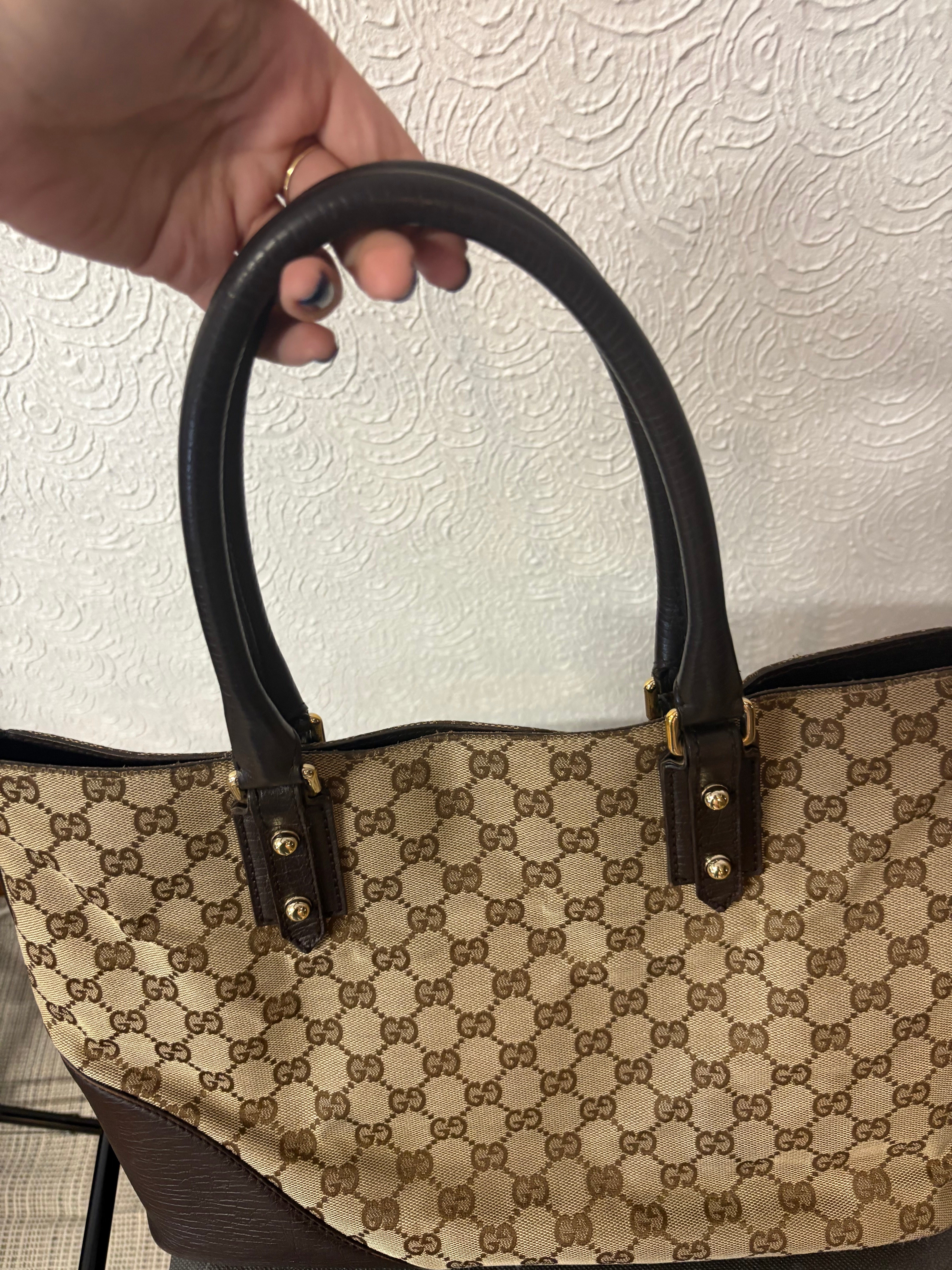 Gucci horsebit tote bag go canvas