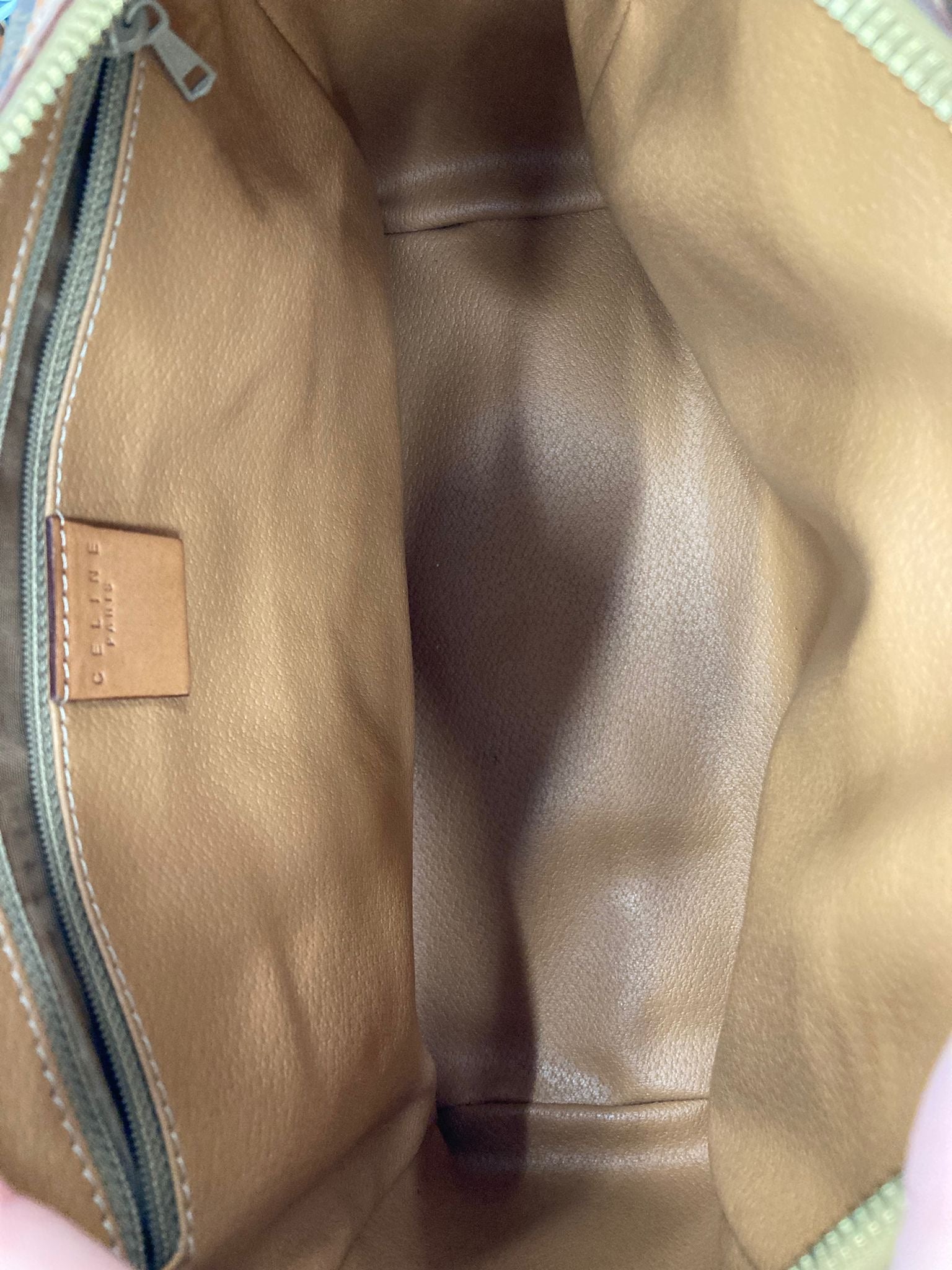 CÉLINE Macadam Handbag Vintage Marrón