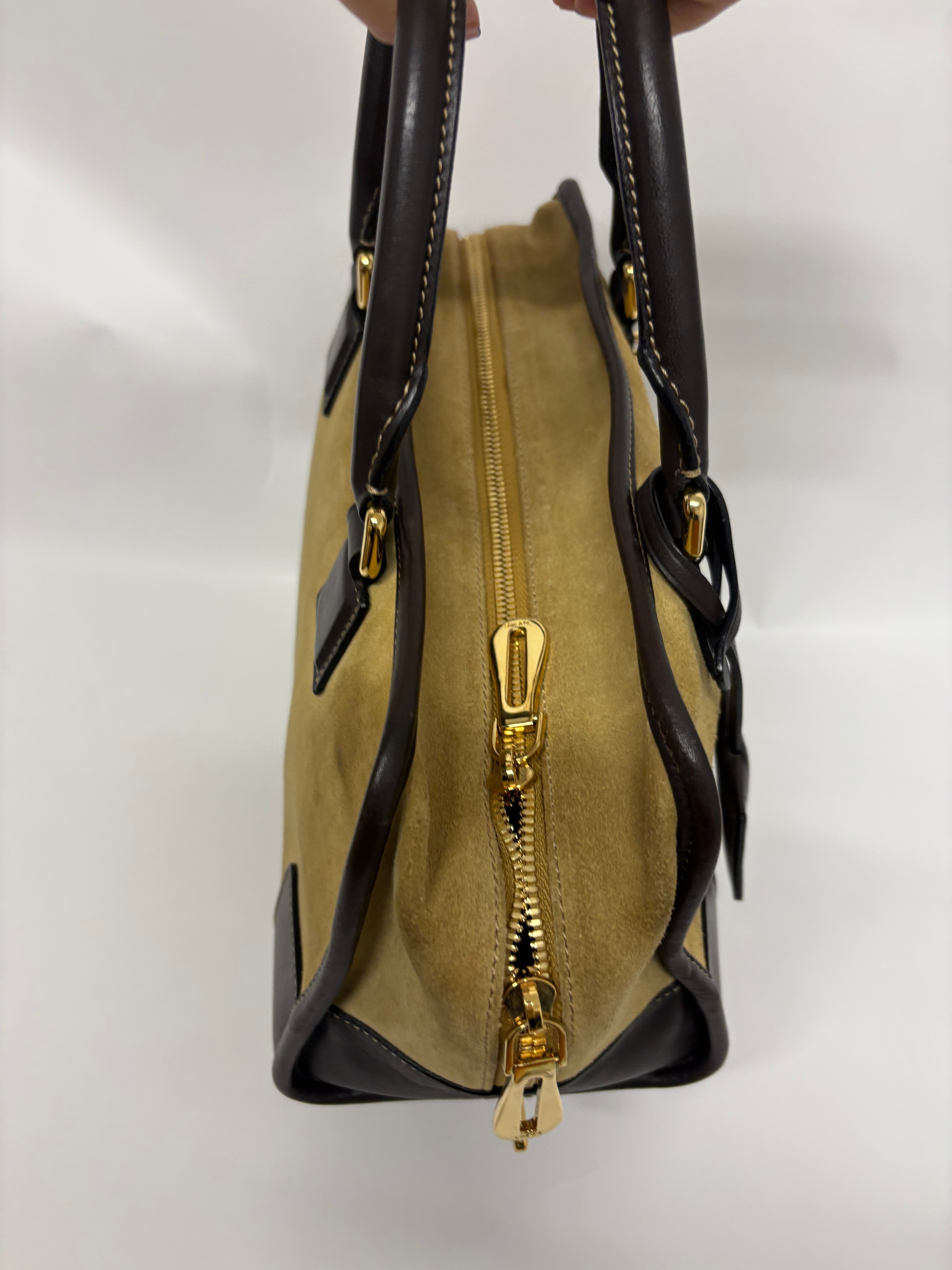 Loewe Amazona 30 ante oro marrón