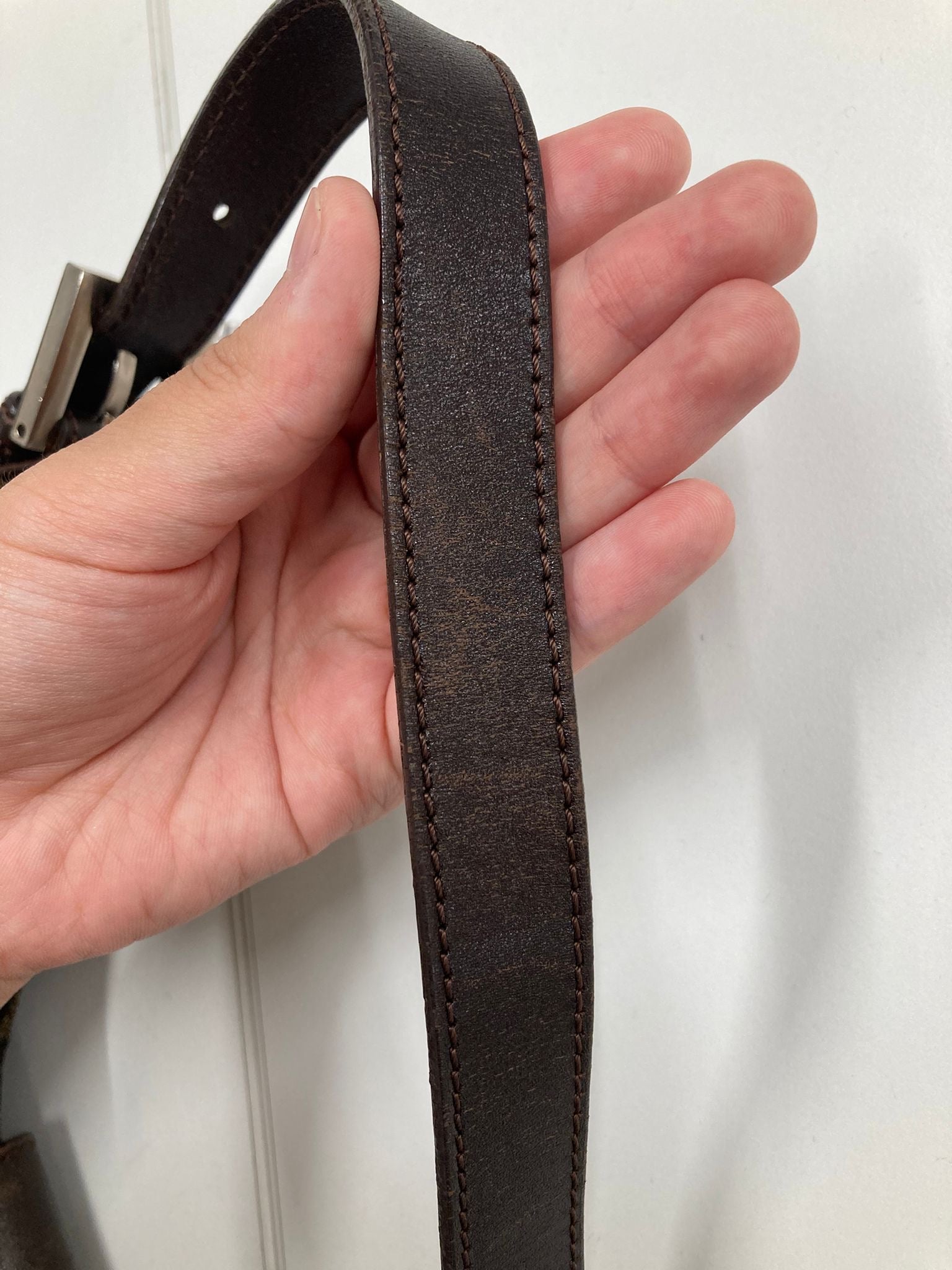 Fendi zucca baguette clásica