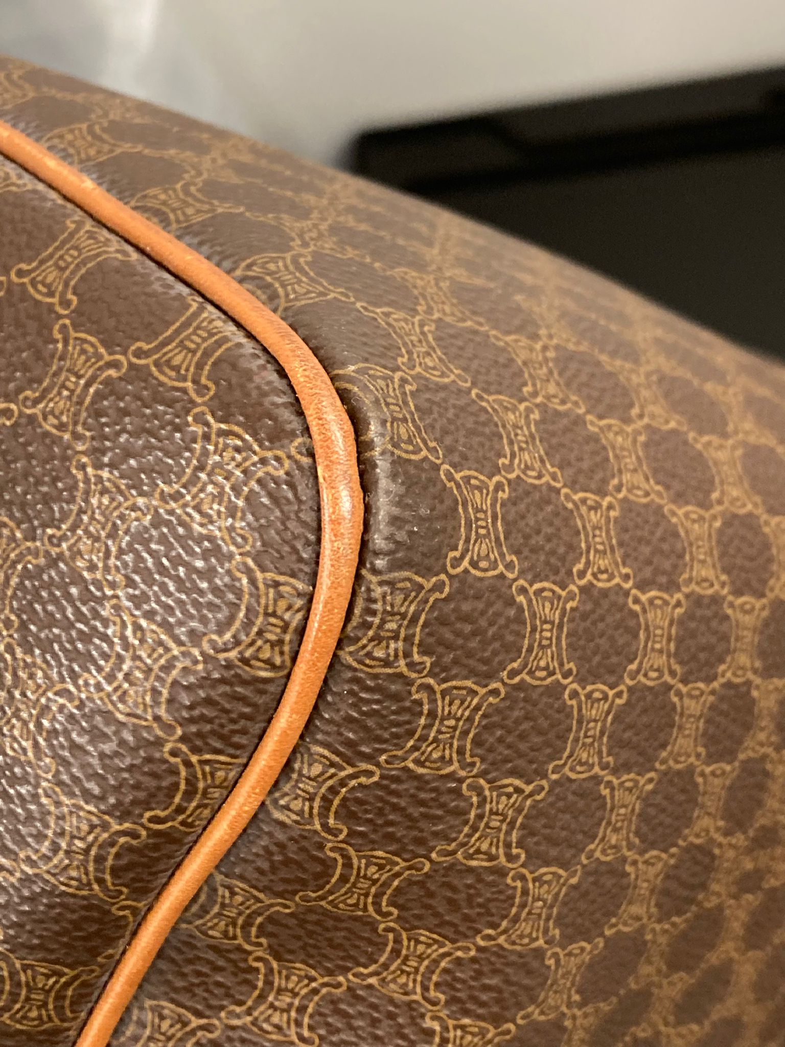 Céline Macadam Boston Bag