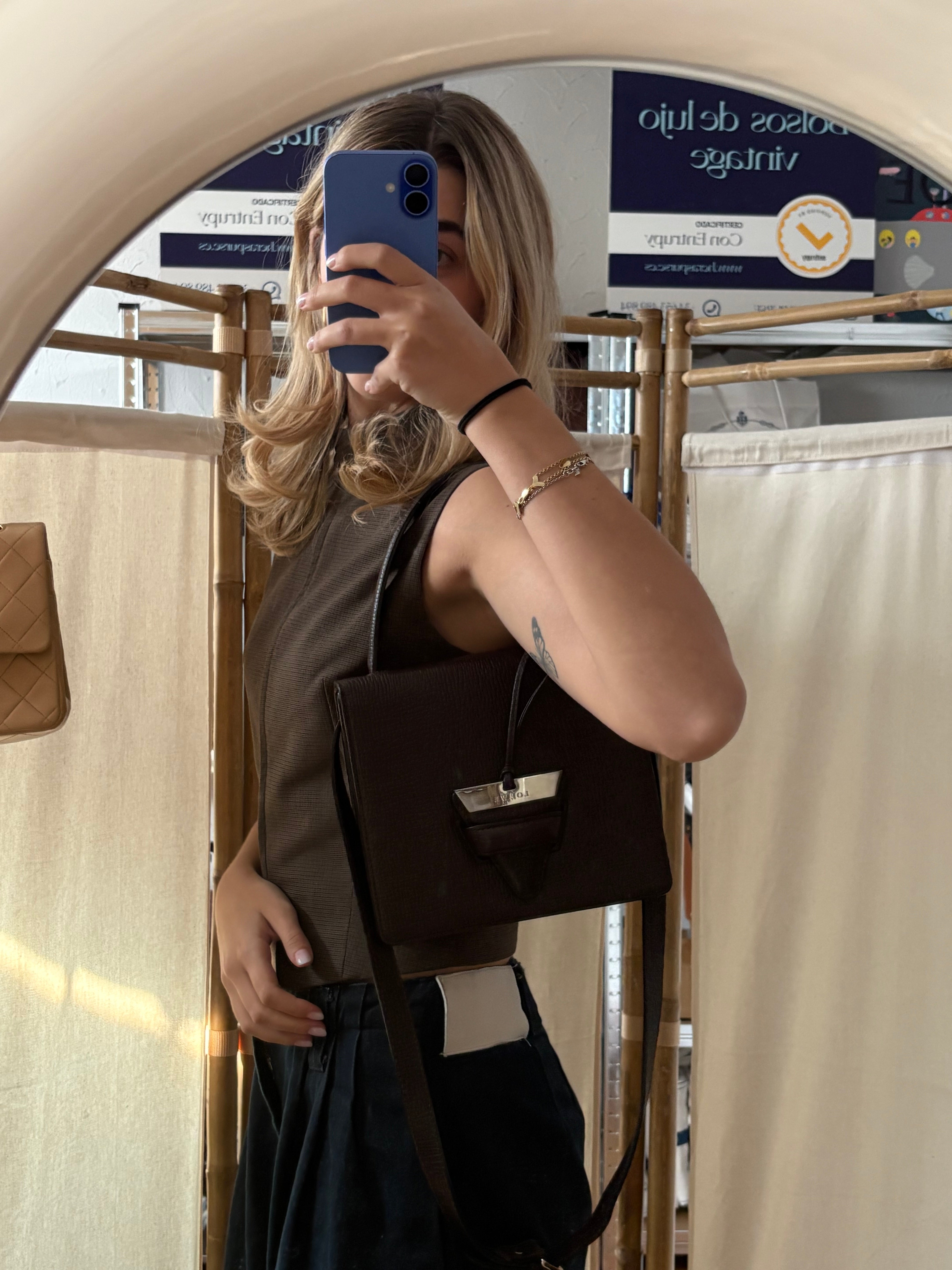 Loewe Barcelona 2-Way bandolera – Marrón