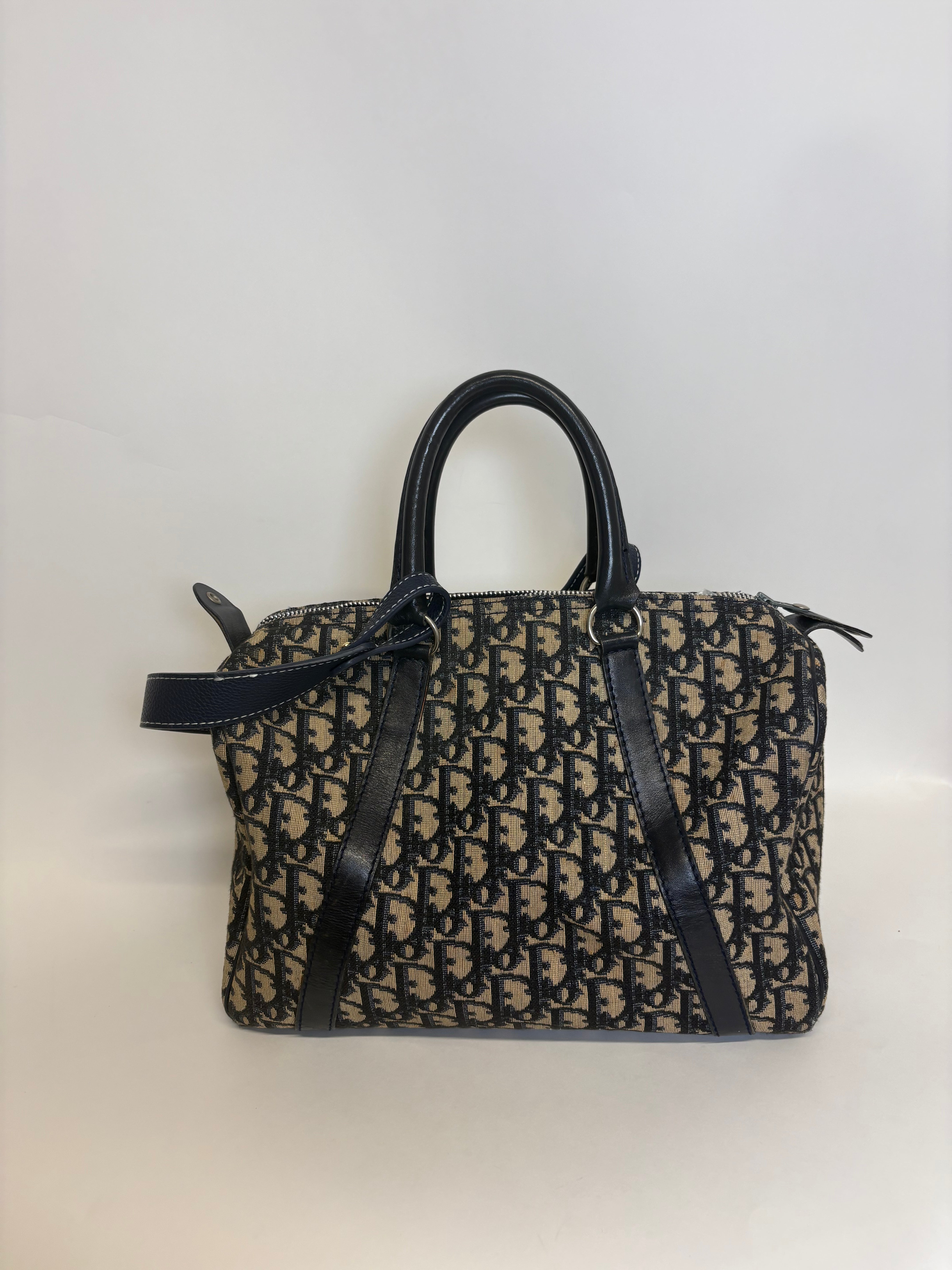 Christian Dior Bowling Trotter 30 Oblique Azul