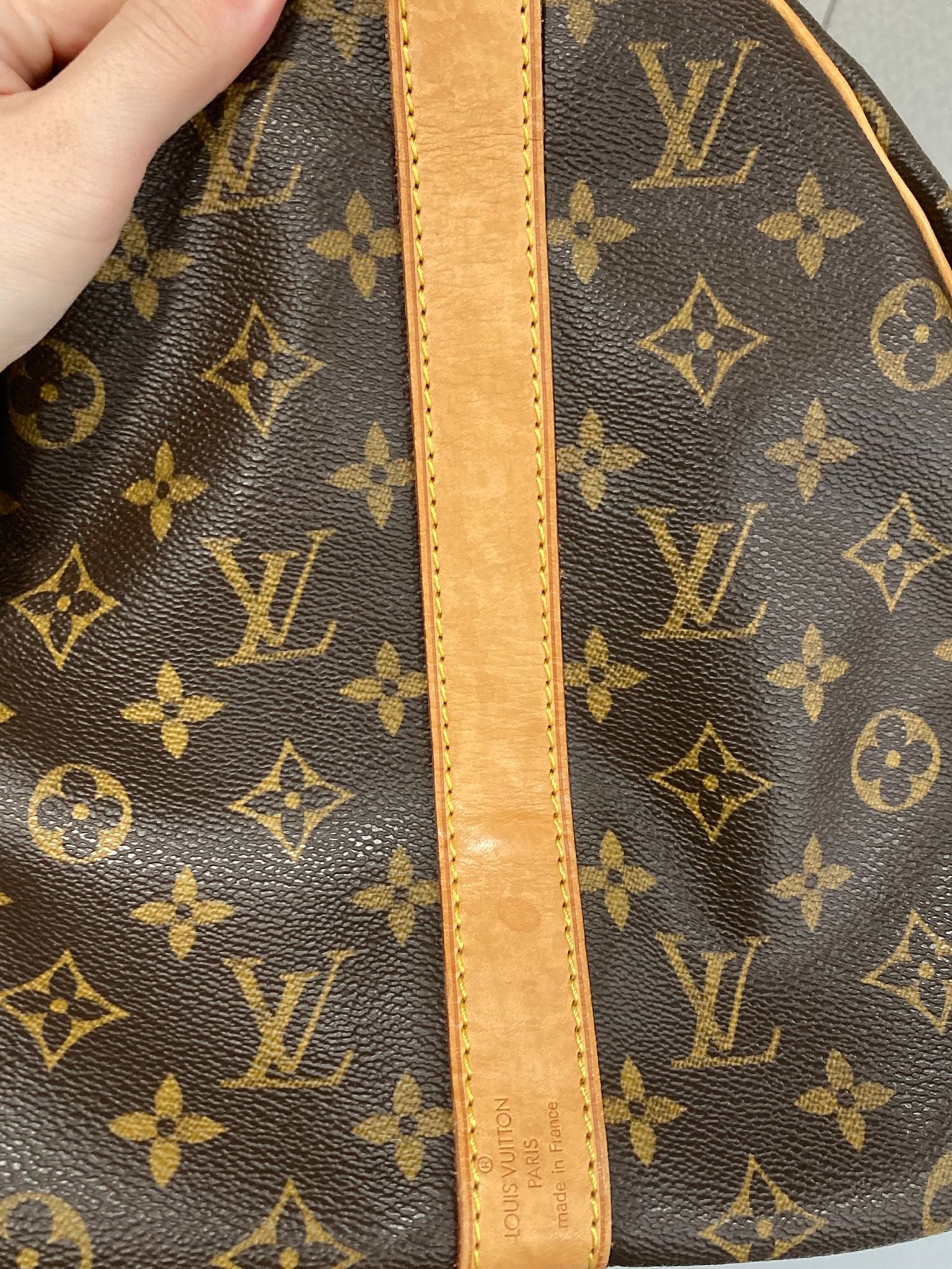 Louis Vuitton Keepall 45 monogram bandolera