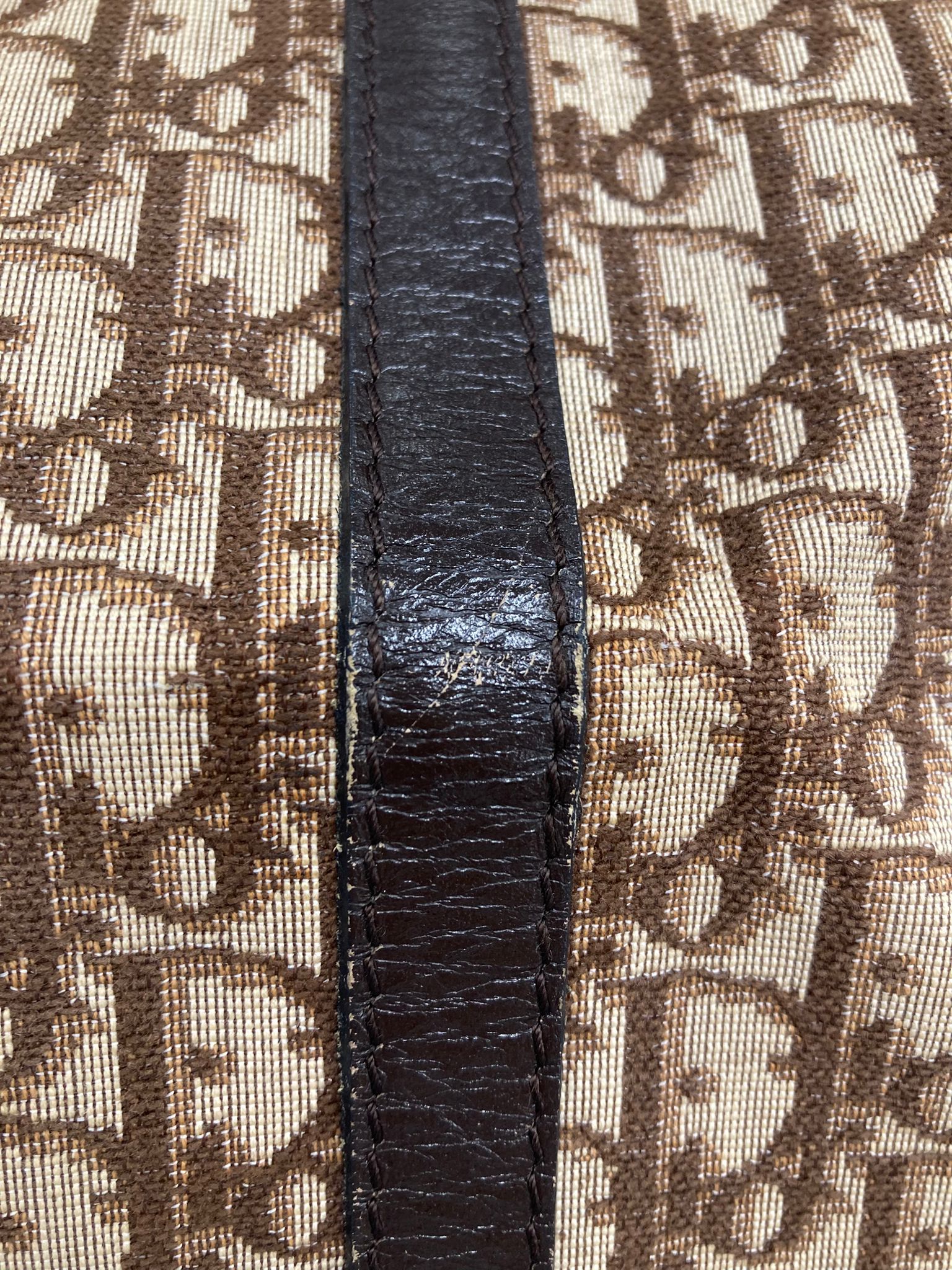 Dior trotter 40 vintage marrón