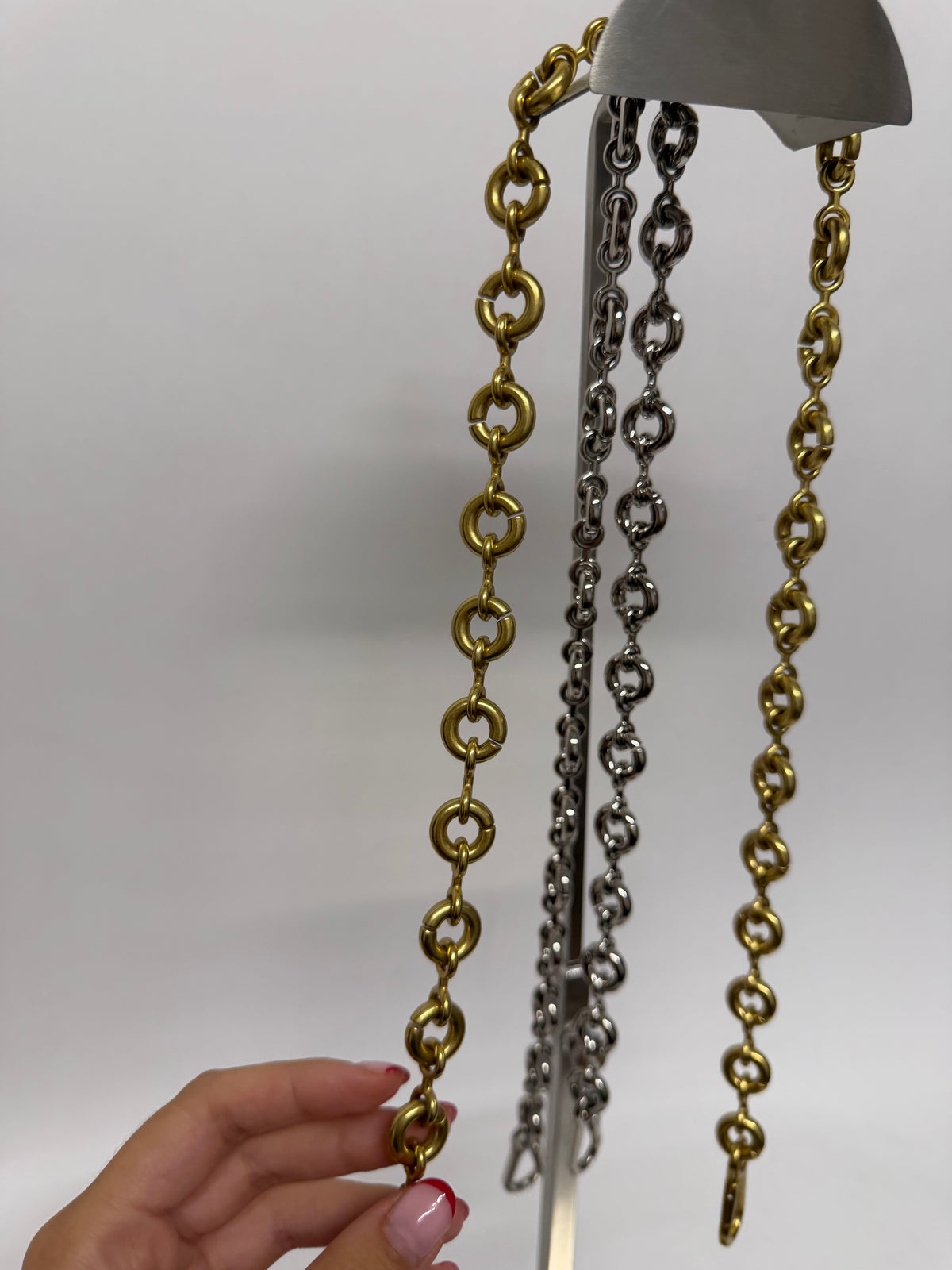 Cadena de Bolso en Metal 69 cm - plata o dorado