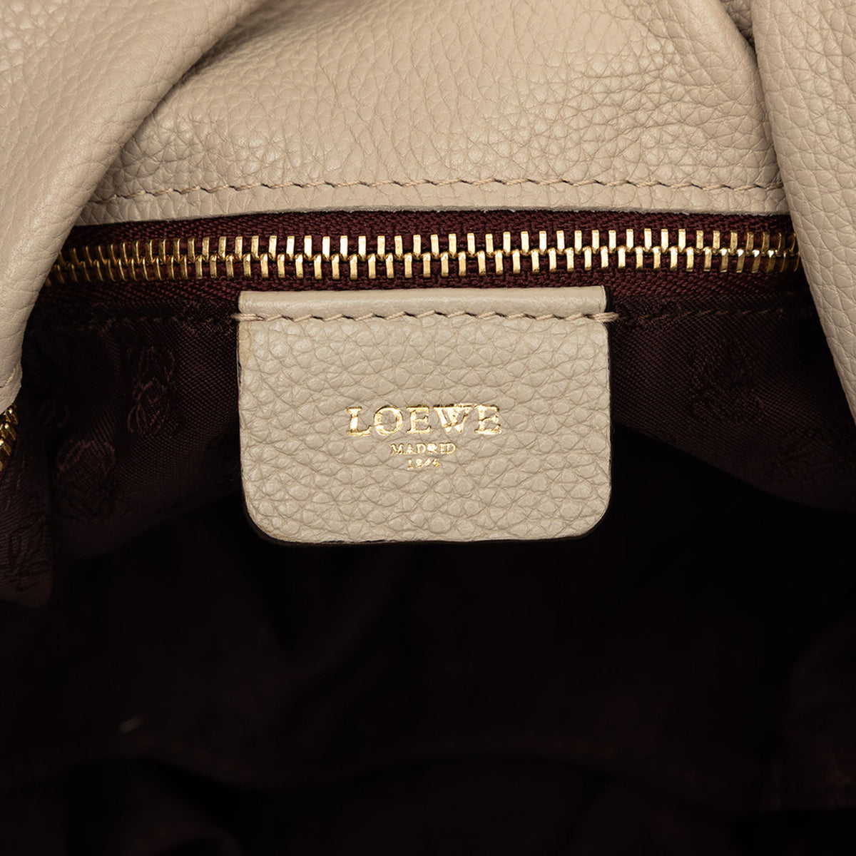 Loewe Flamenco mediano beige gris