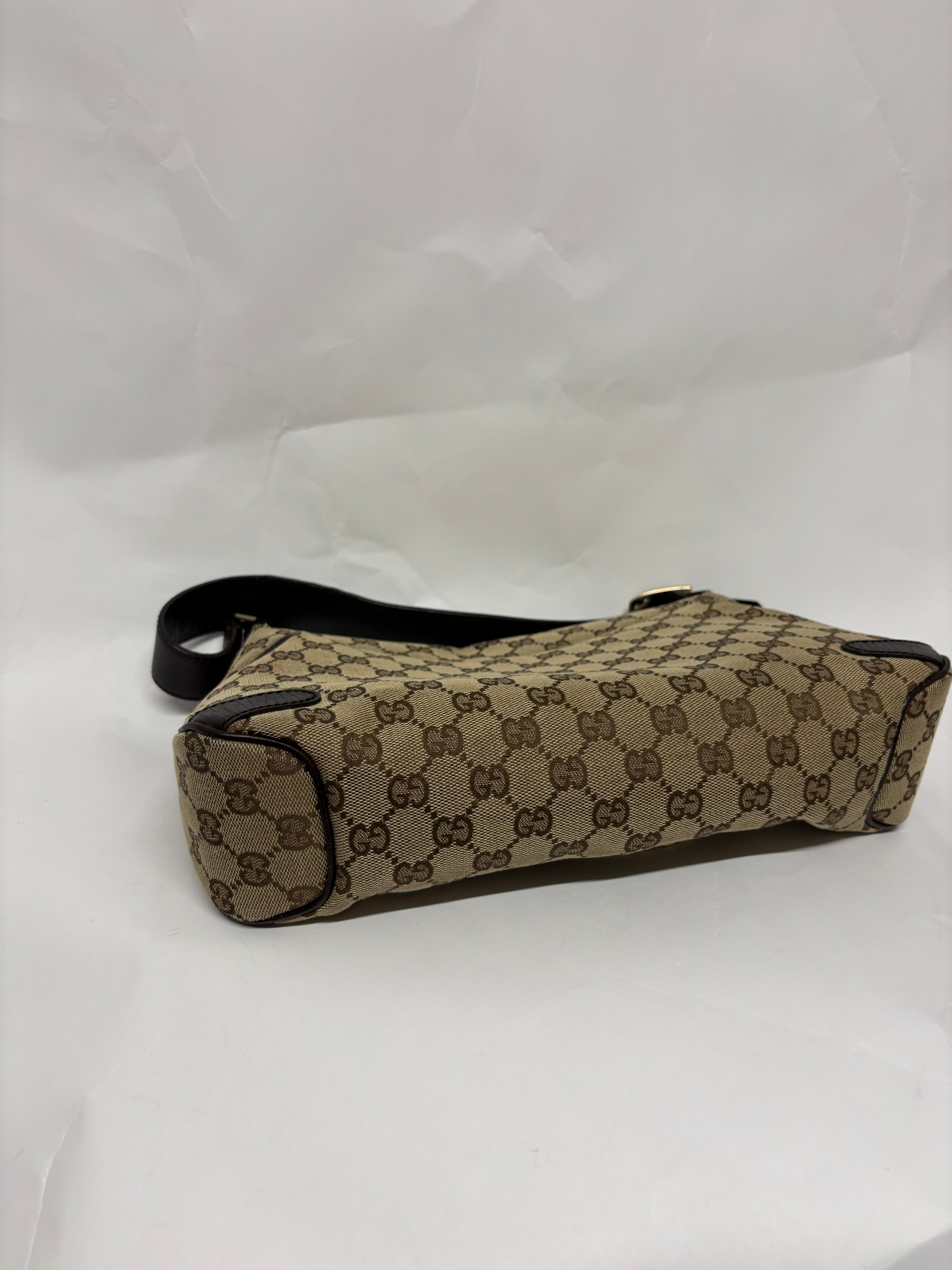 Gucci Horsebit Hobo GG Canvas Beige/Marrón – Iconic Chain & Bit