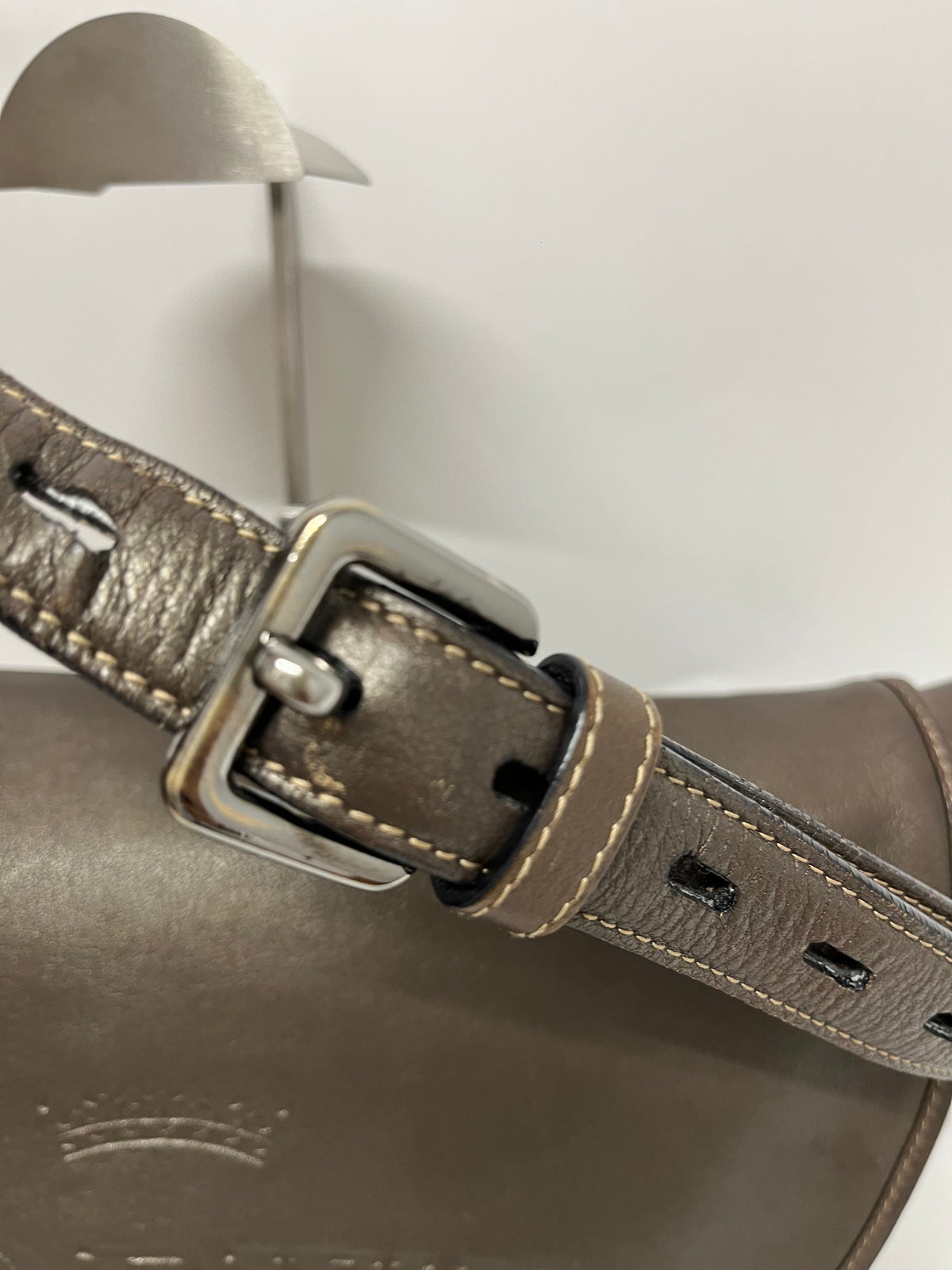 Loewe Heritage Grande Piel Marrón Metalizado