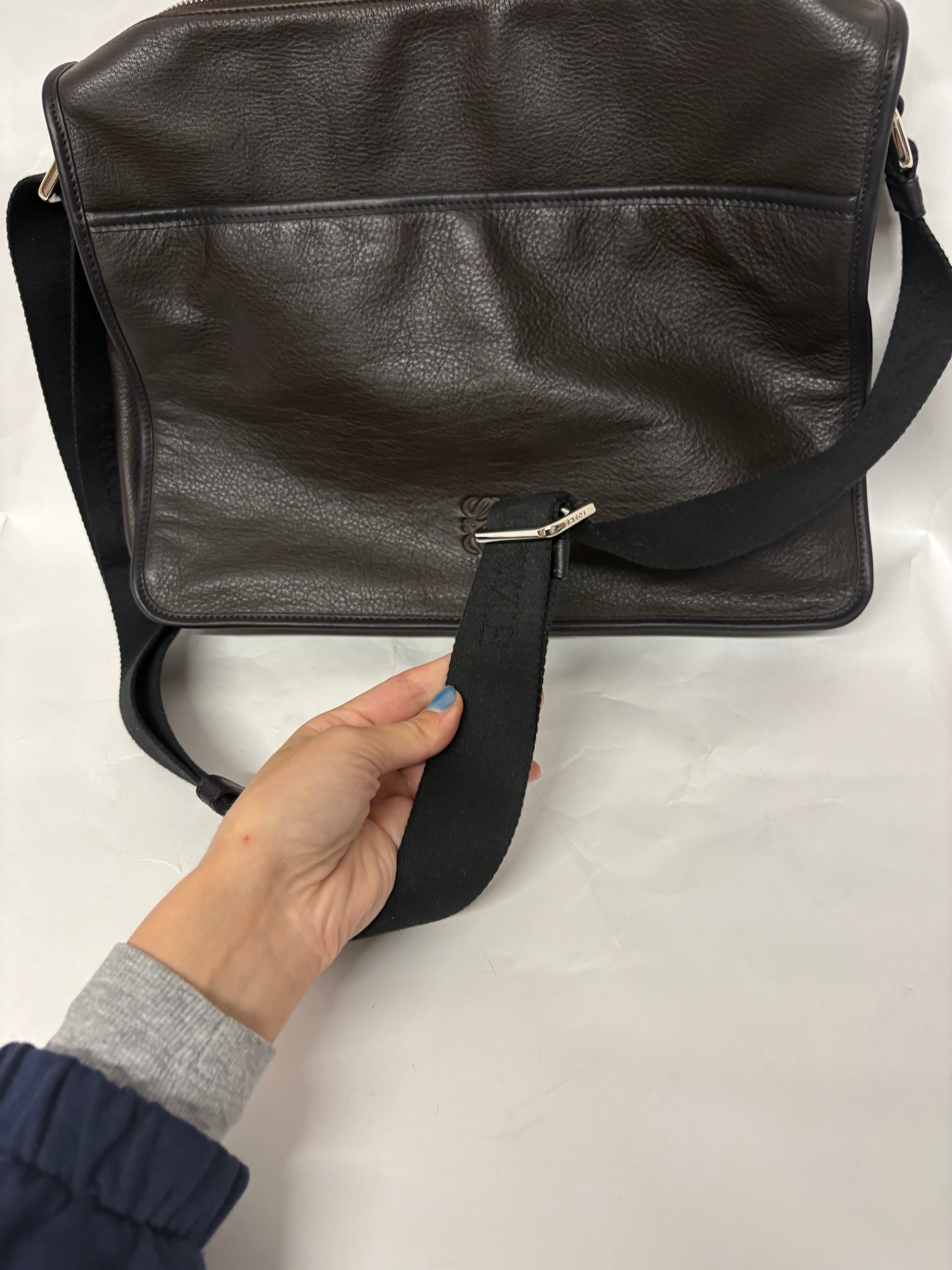 Loewe Messenger Goya Bag unisex marrón y negra