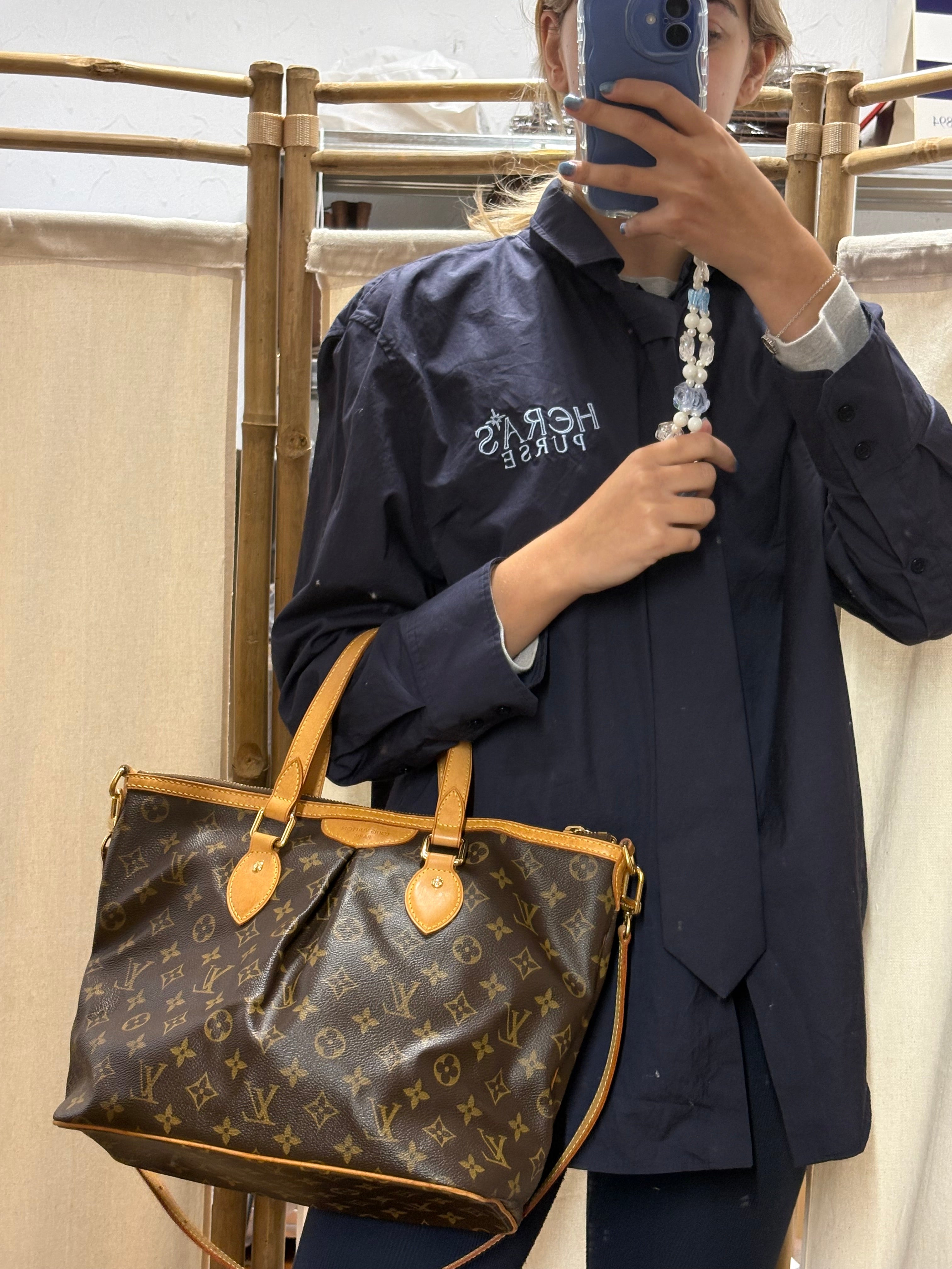 Louis Vuitton Palermo PM canvas monogram con bandolera original