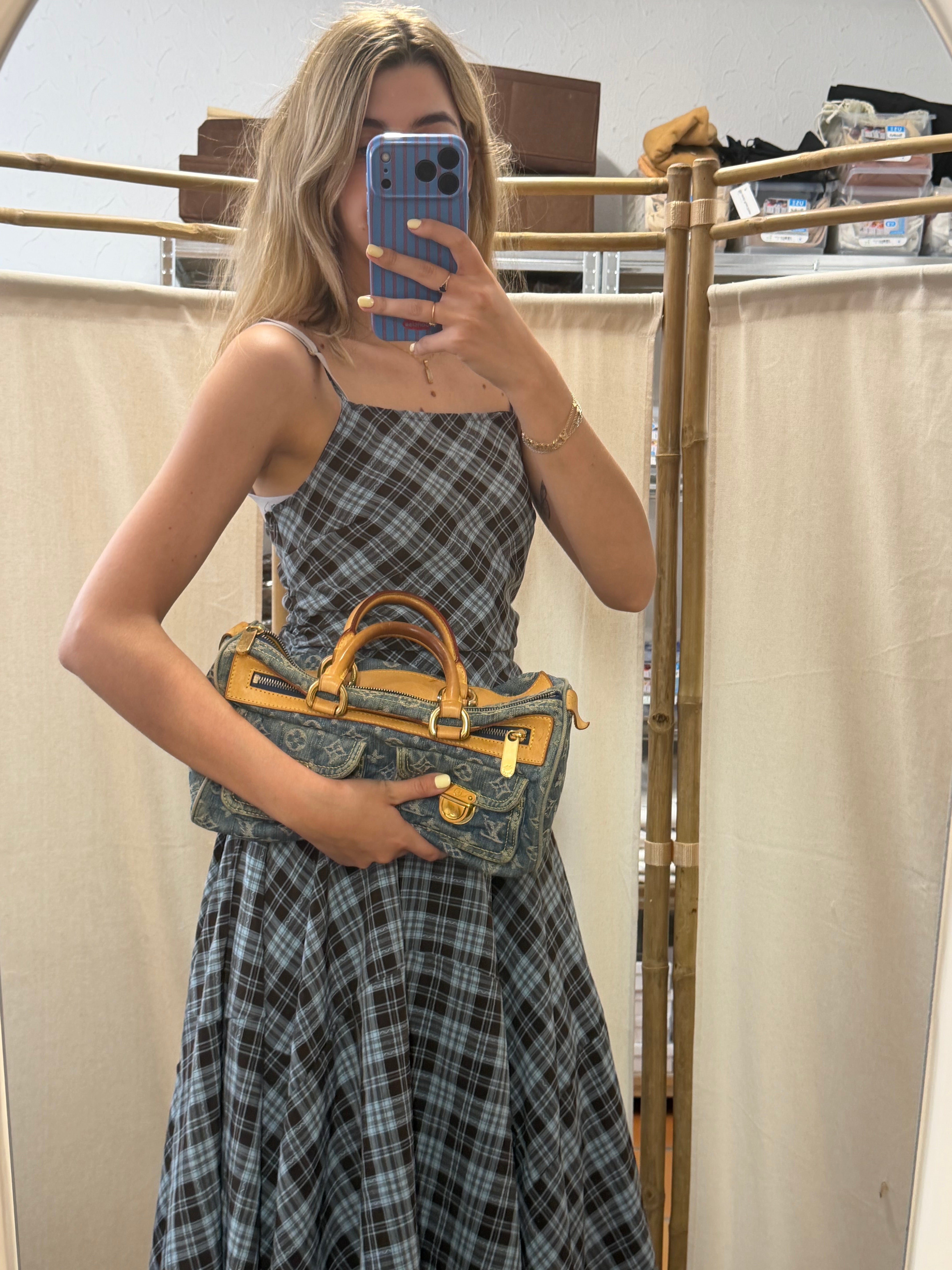Louis Vuitton Neo Speedy Denim Monogram Azul