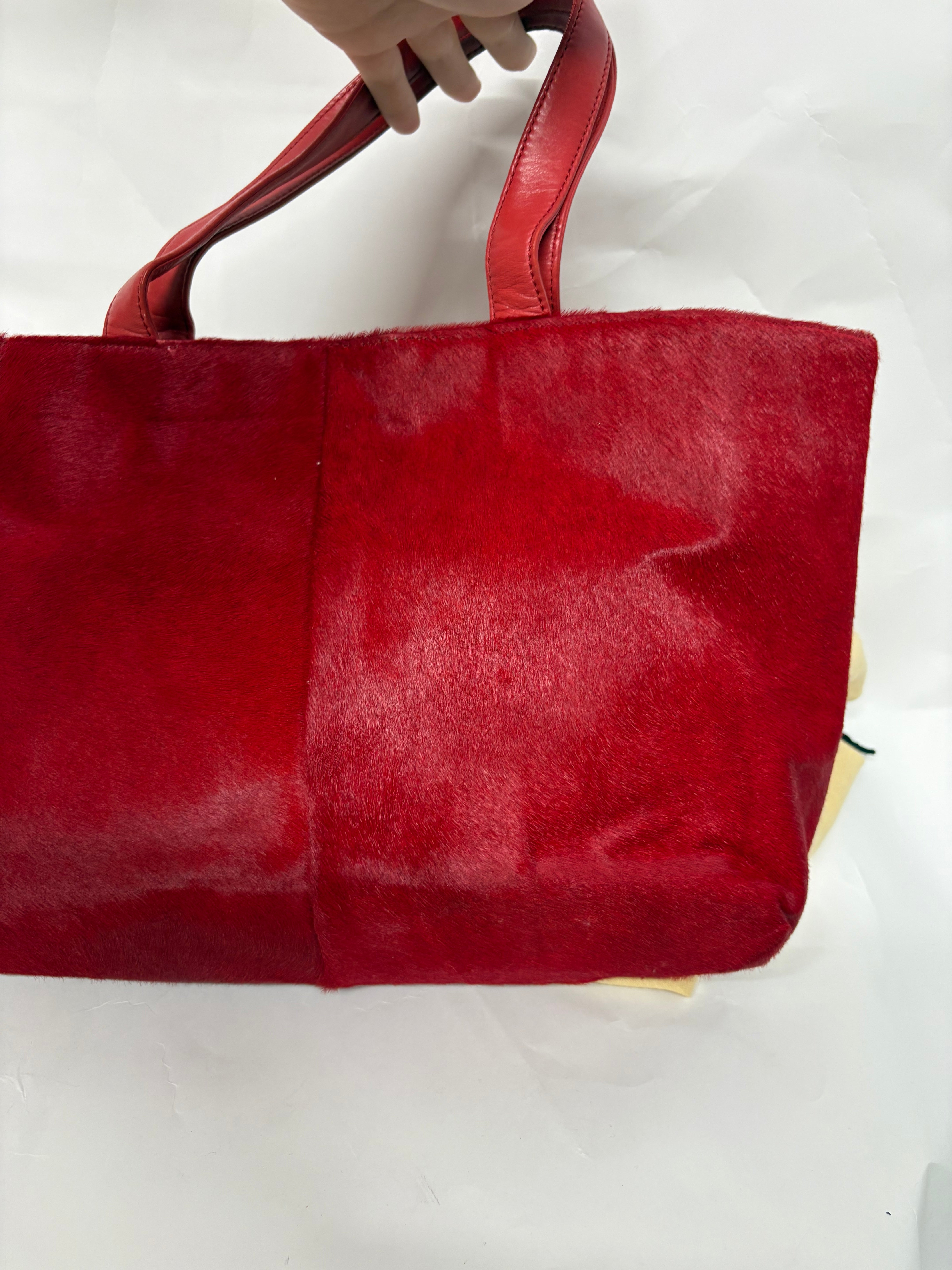 Loewe Vintage Piel de Potro Roja Anagram Original