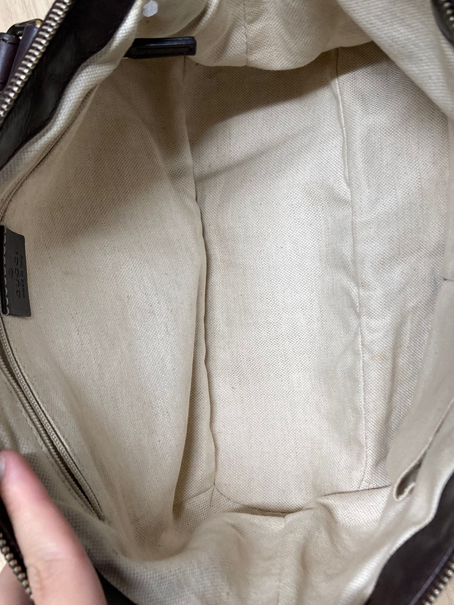 GUCCI GG Guccissima 2Way – Piel marrón chocolate Y bandolera