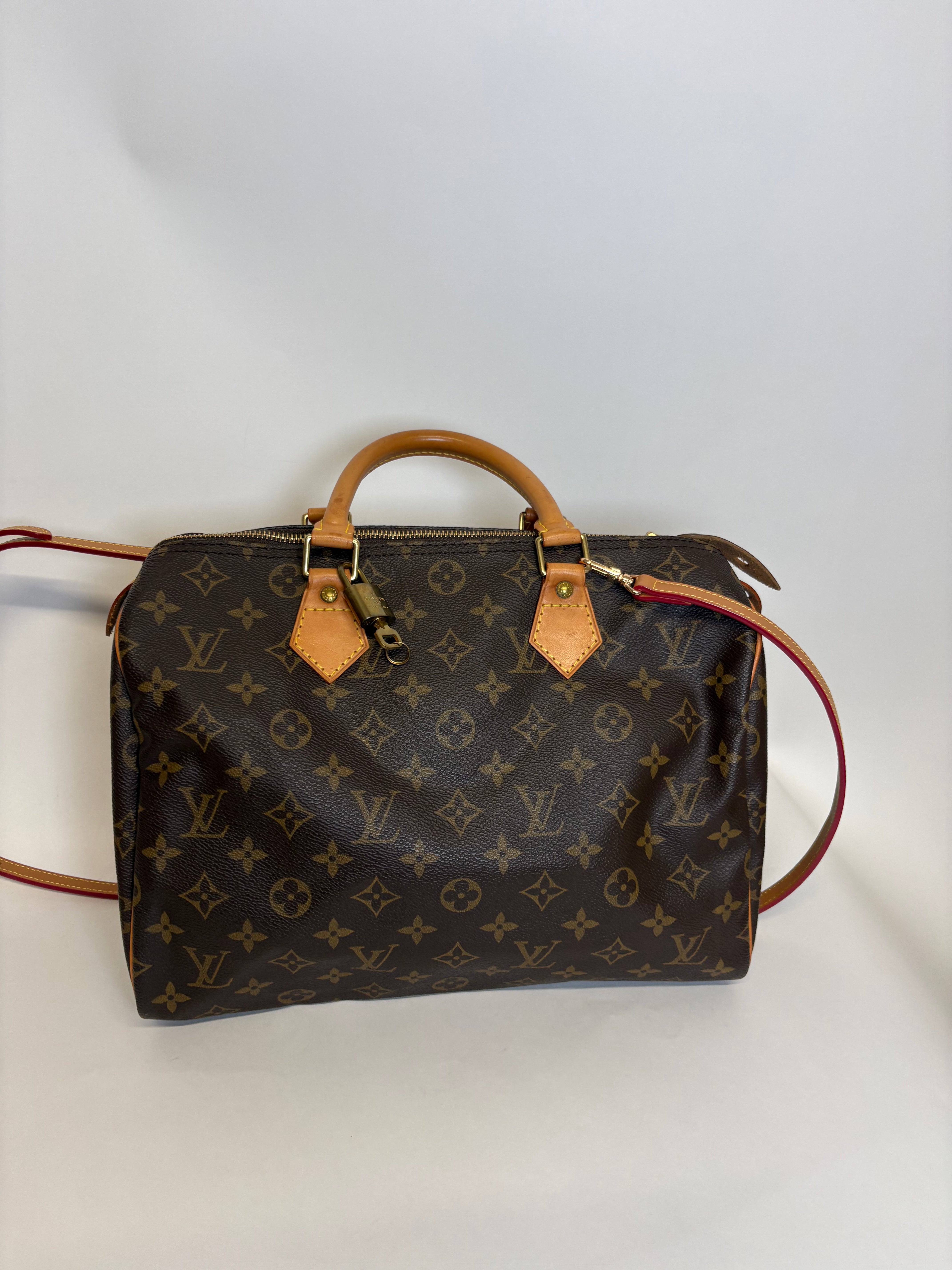 Speedy 30 canvas monogram con bandolera extra