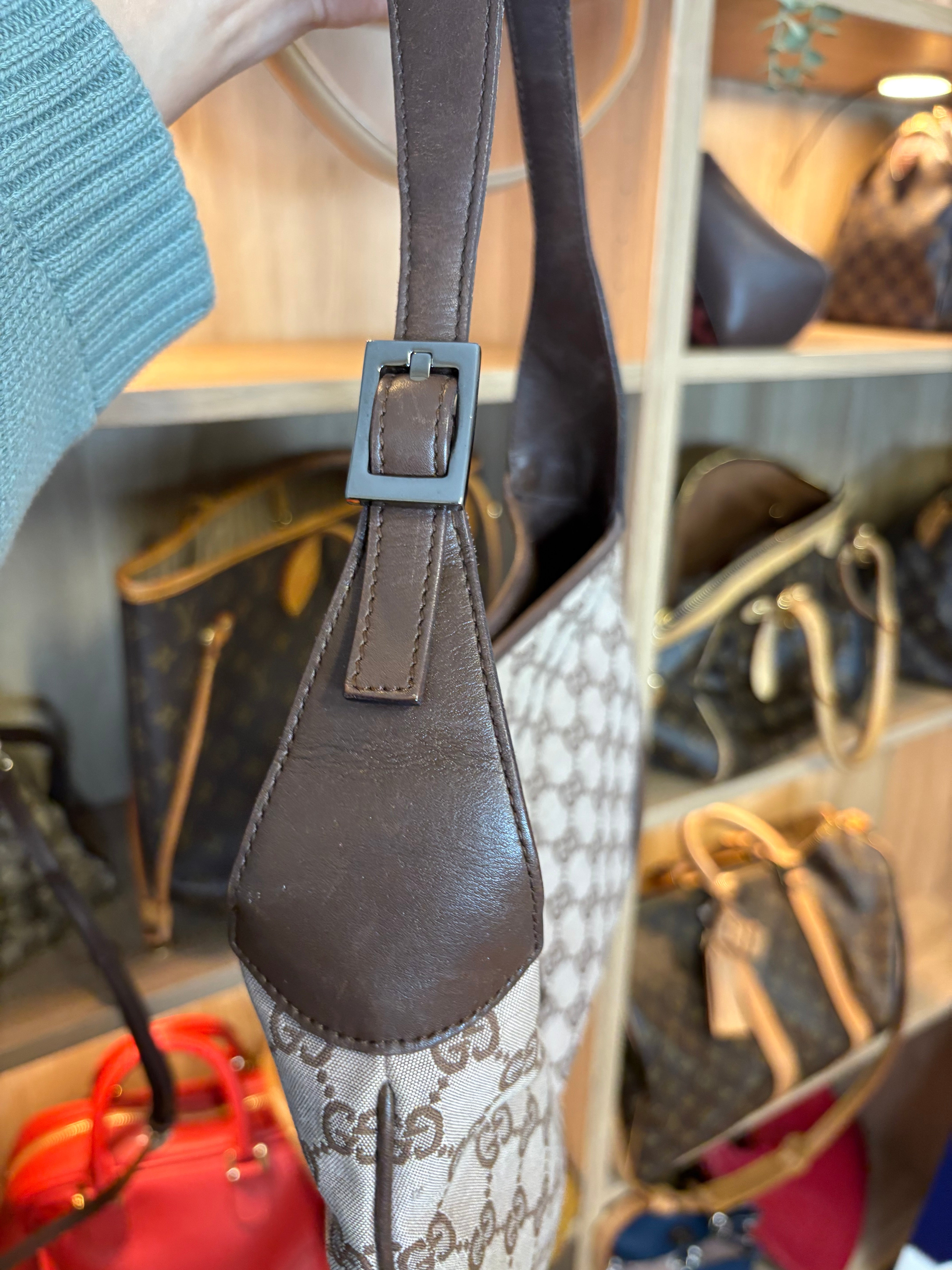 Gucci Jackie Vintage canvas marrón