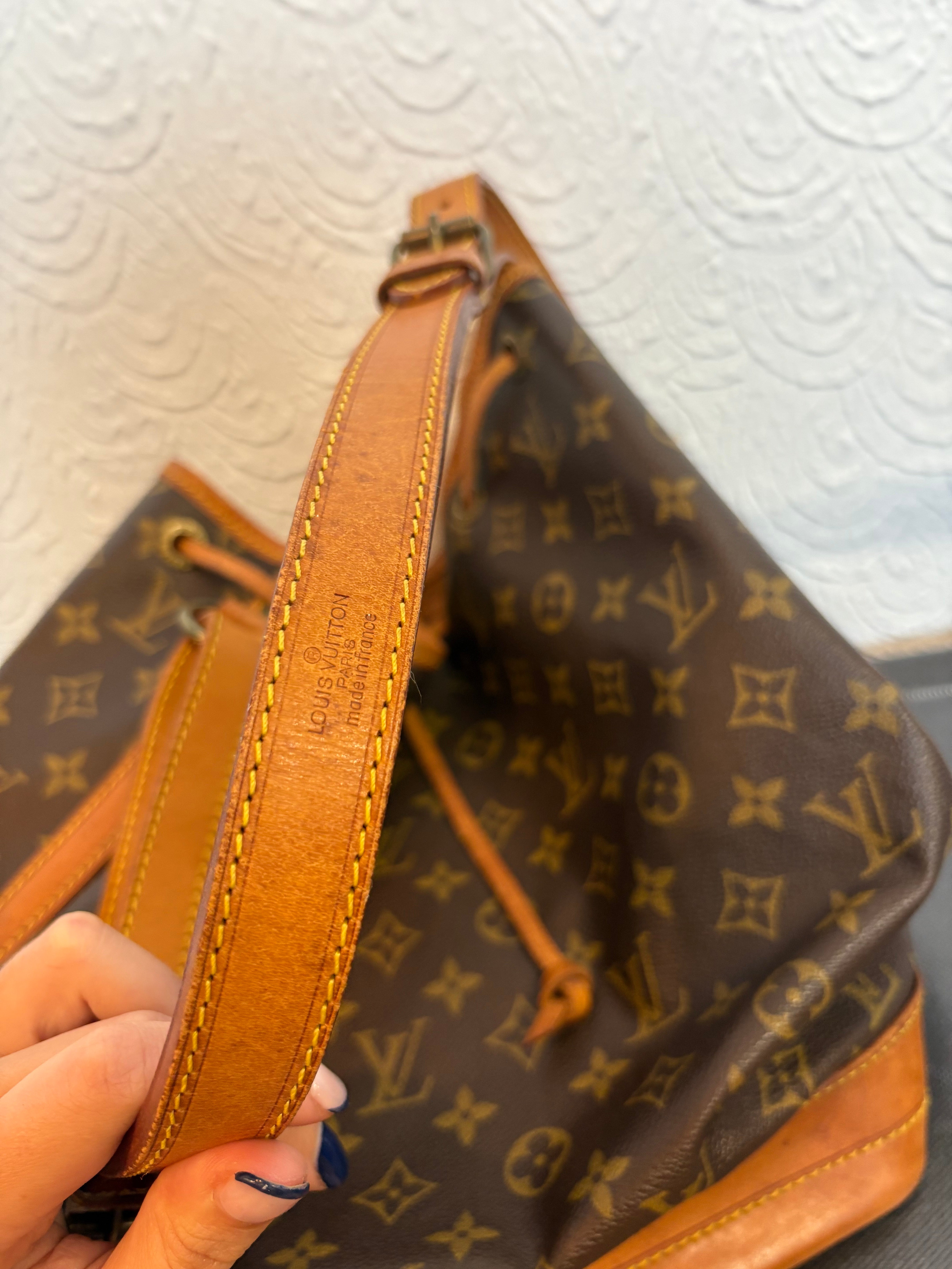 Louis Vuitton noè clásico vintage canvas monogram