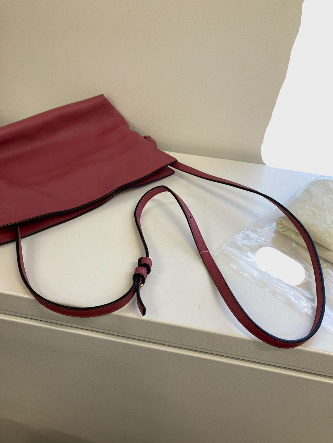 Loewe Flamenco Mini en piel nappa rosa