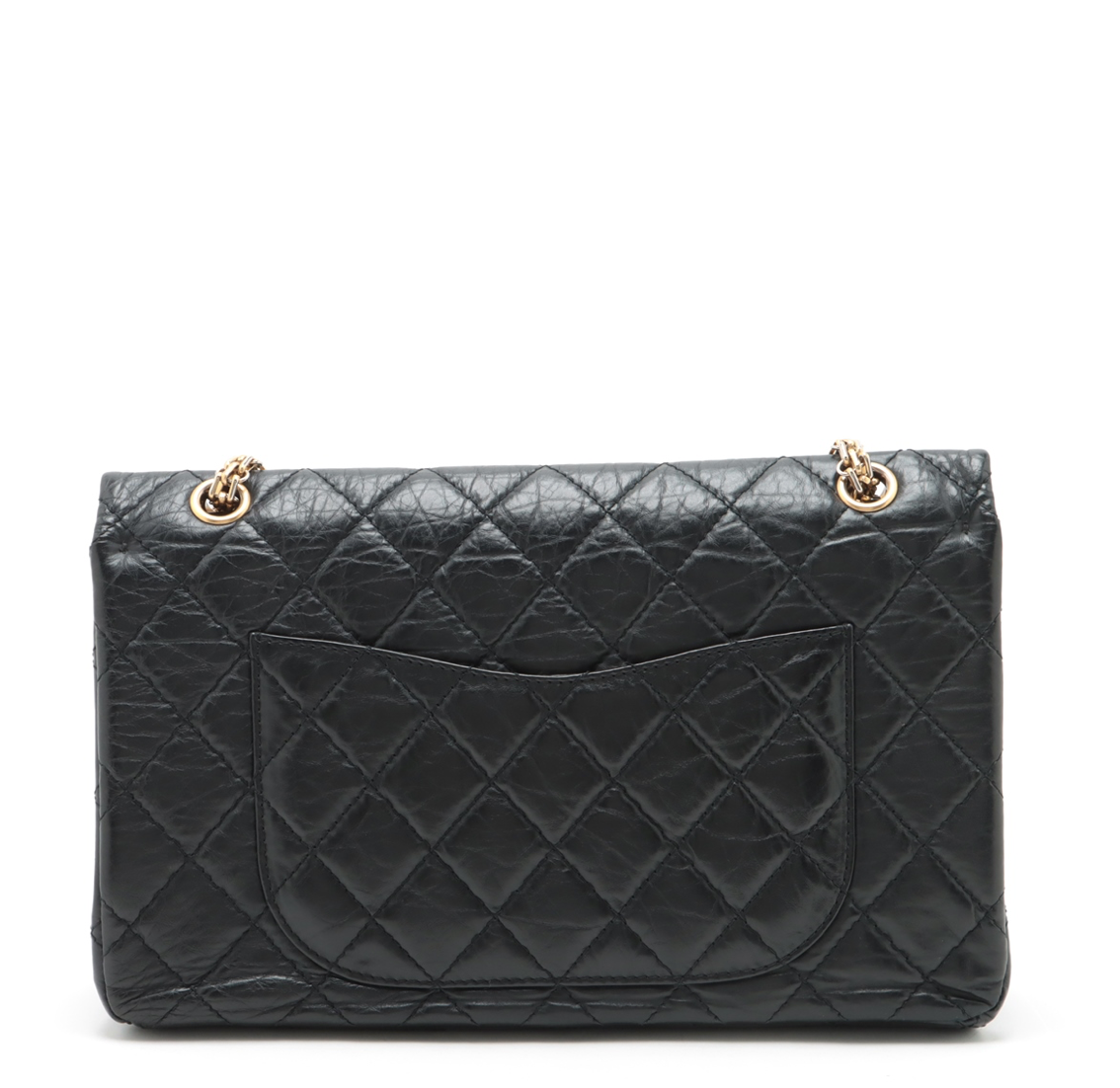 Chanel 2.55 Negro y dorado