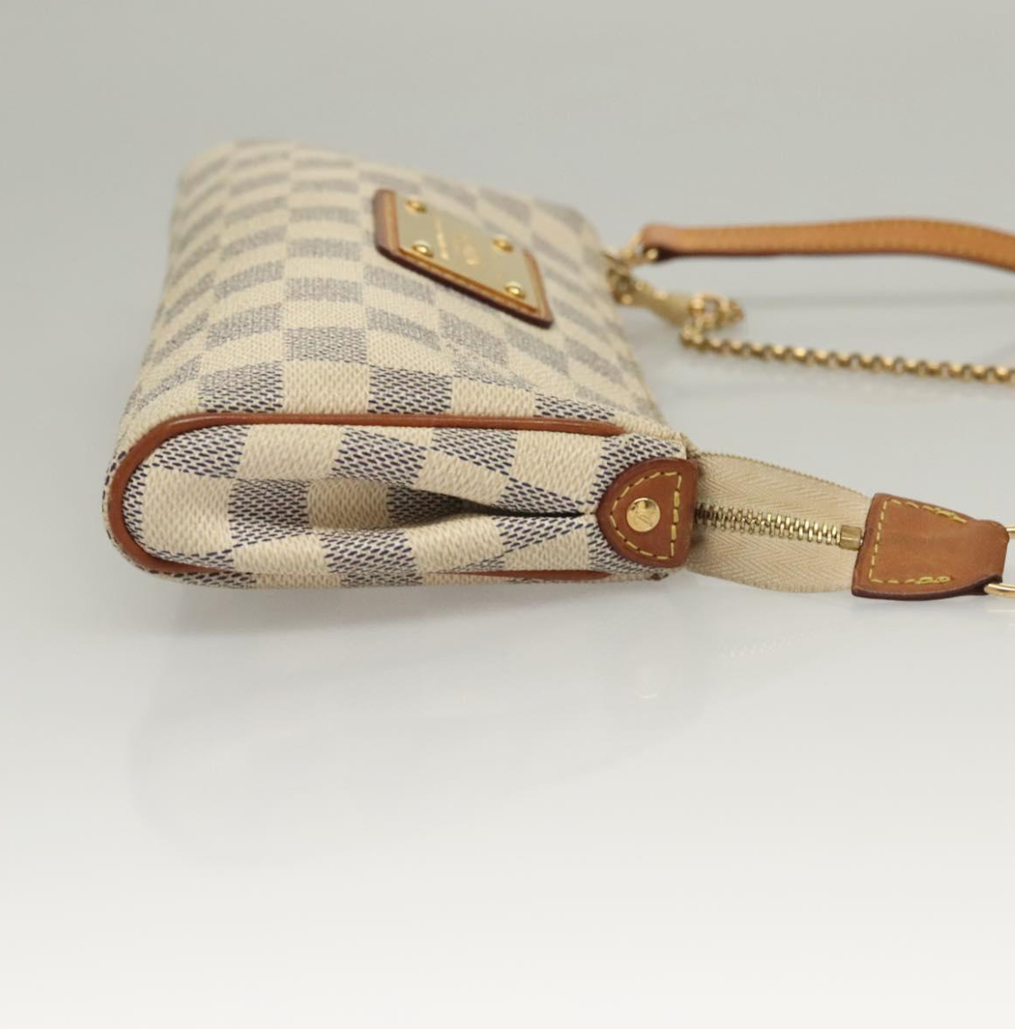 Louis Vuitton Eva White Damier Azur con dos correas