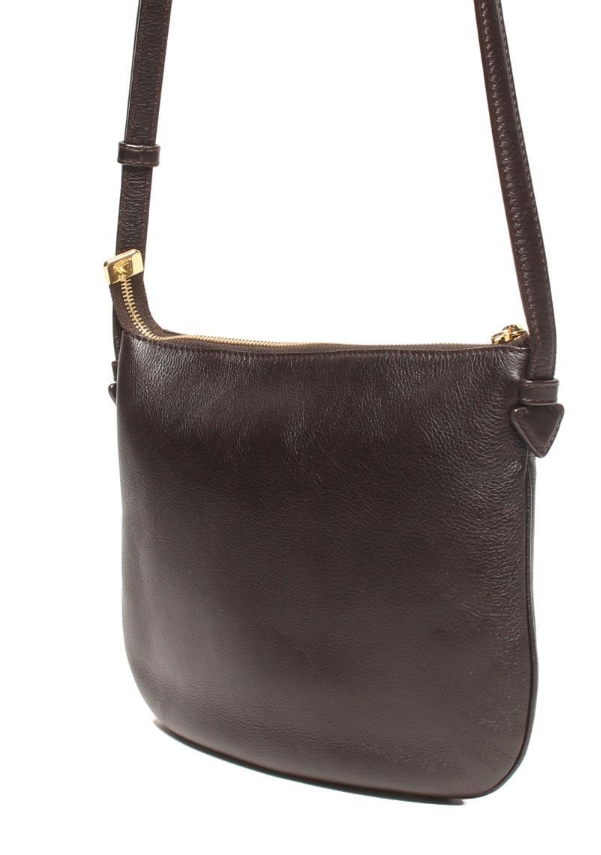 Loewe Heritage Bandolera en piel marrón chocolate