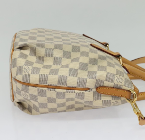 Bolso Riviera en canvas damier azur con bandolera