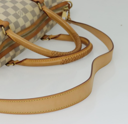 Bolso Riviera en canvas damier azur con bandolera