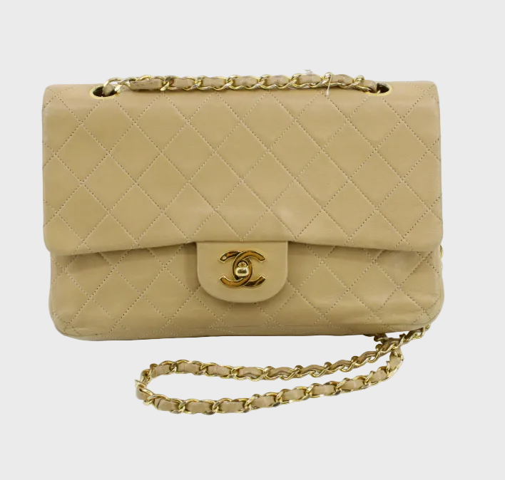 Chanel Timeless Classic Double Flap 25 Beige serie 0