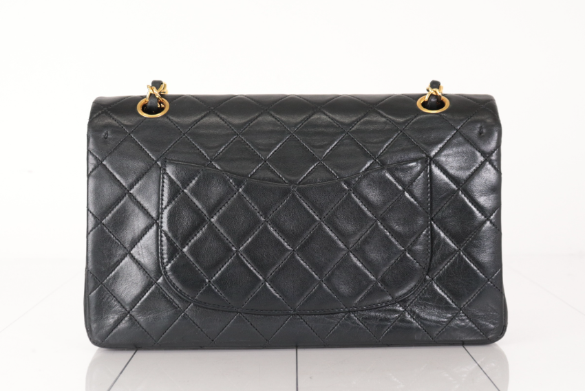 Chanel Timeless Double Flap 25 Lambskin Negro Classic Flap | Serie 1