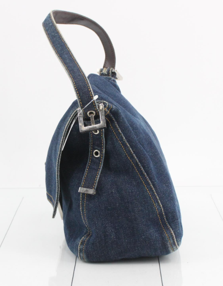 Fendi Mamma Baguette Denim - Icono Vintage