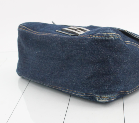Fendi Mamma Baguette Denim - Icono Vintage