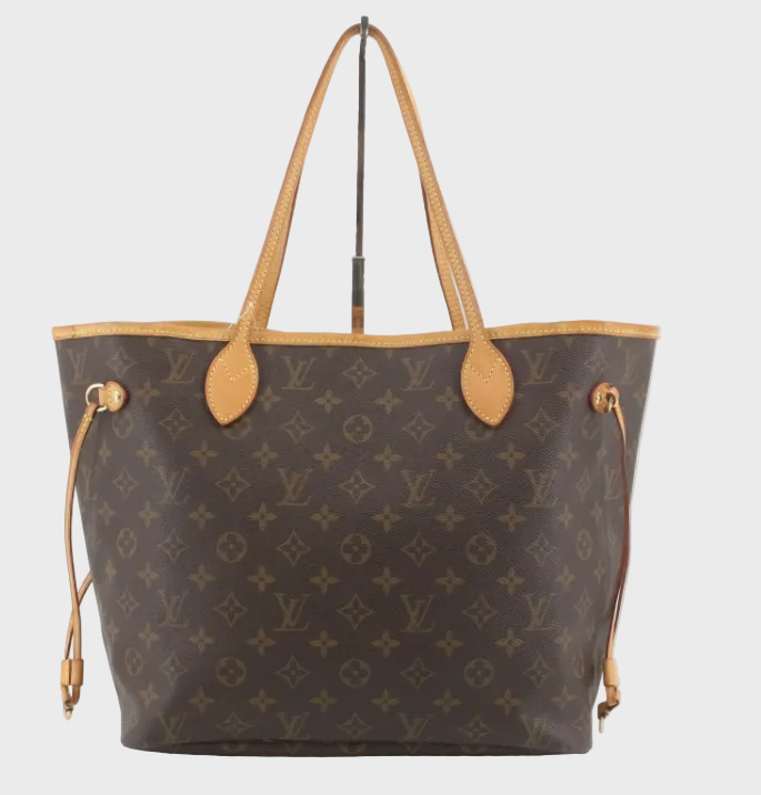 Louis Vuitton Neverfull MM Monogram y Beige
